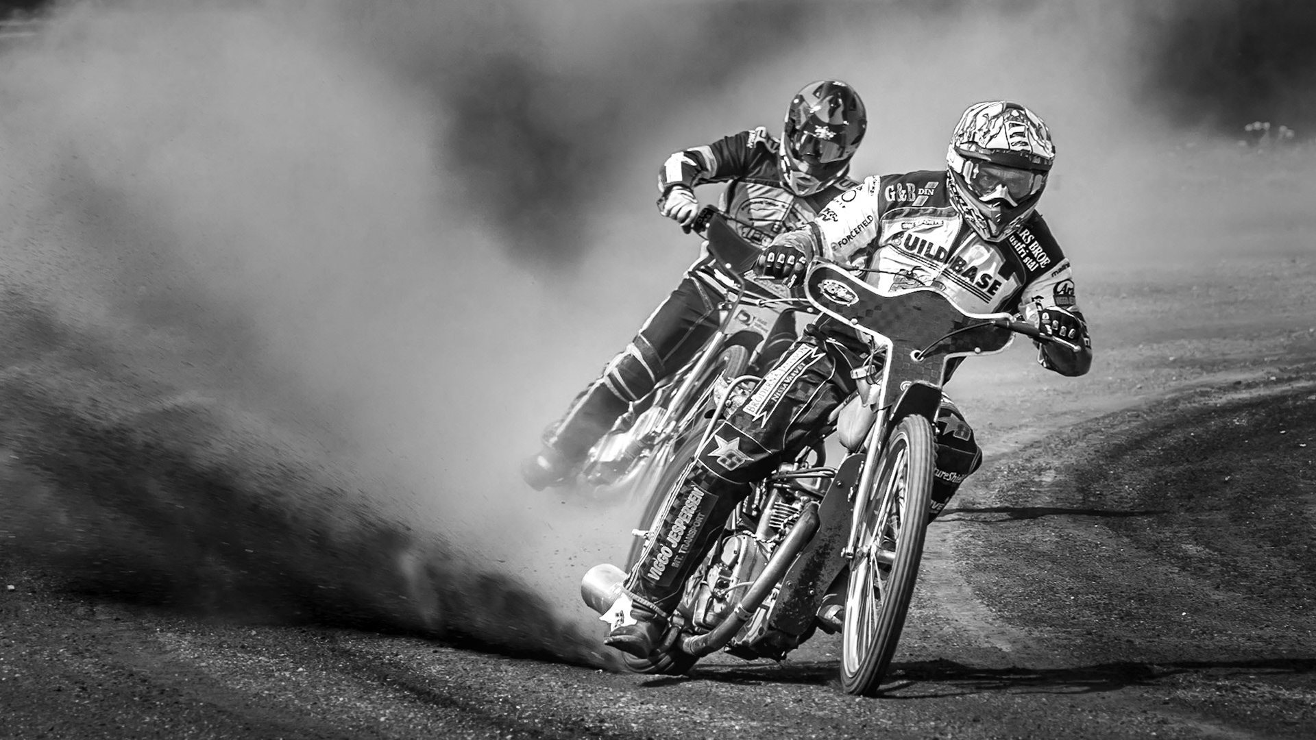Speedway op het cicuit van Helzold