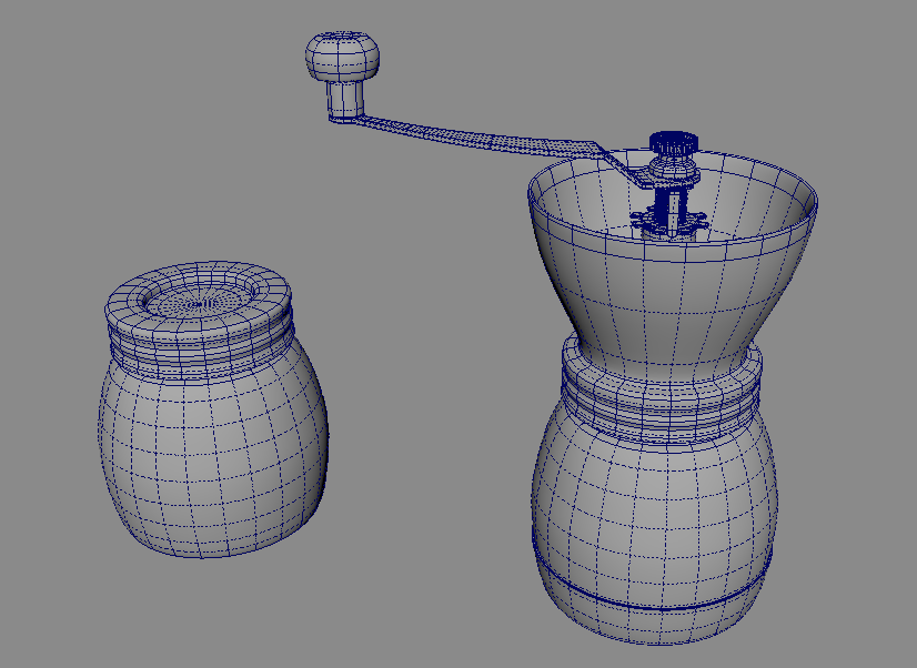 Grinder model with spare jar
