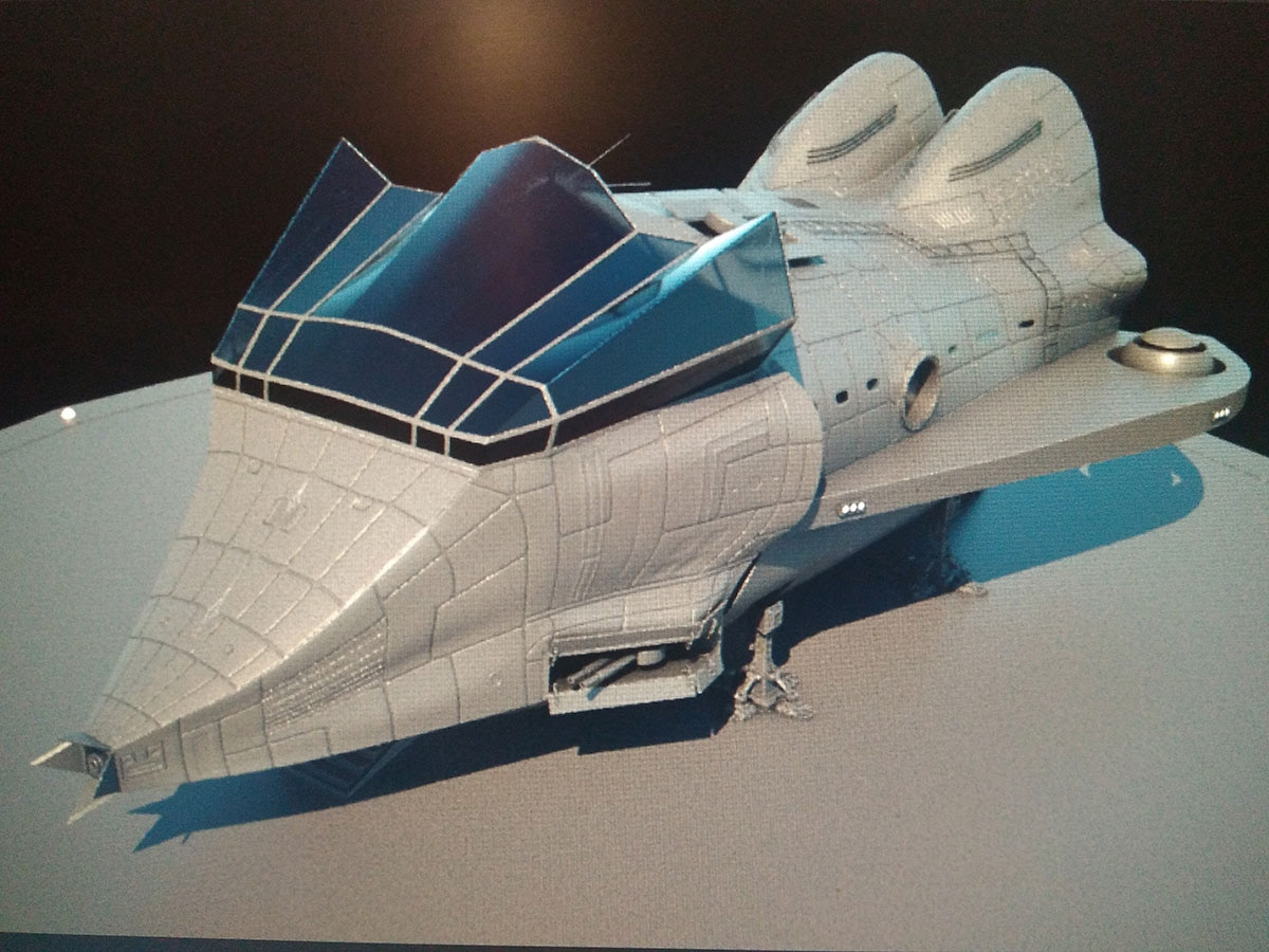 Spaceship model WIP