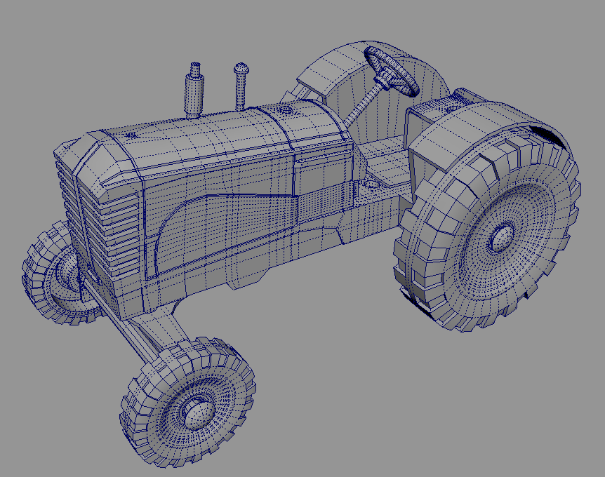 Maya 3d model progress