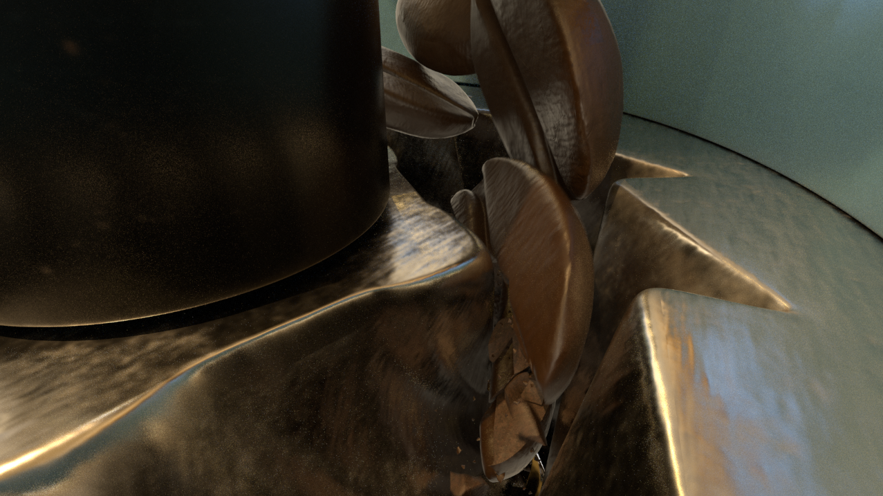 Fracturing test render