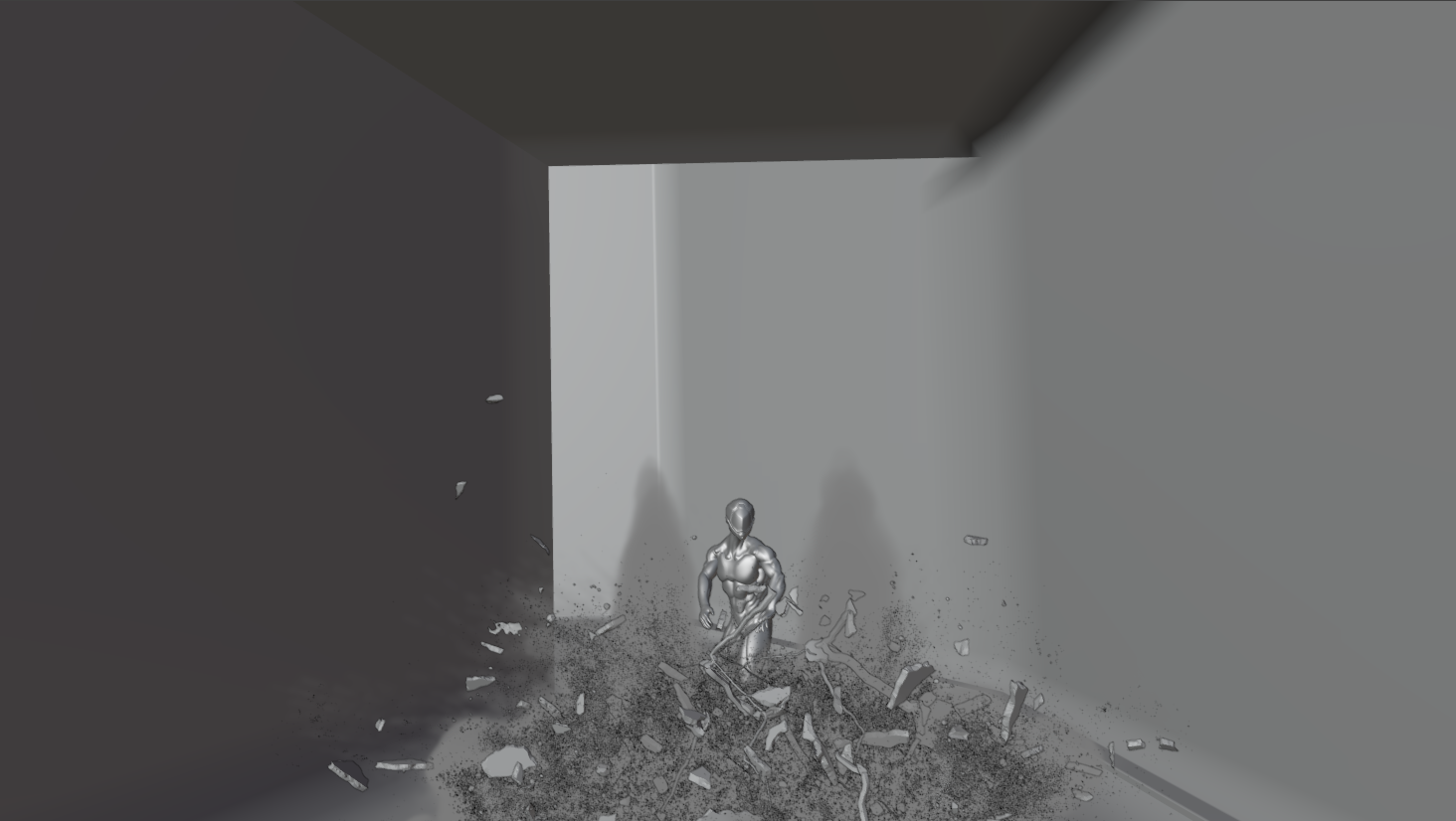 Viewport screenshot of the counterattack