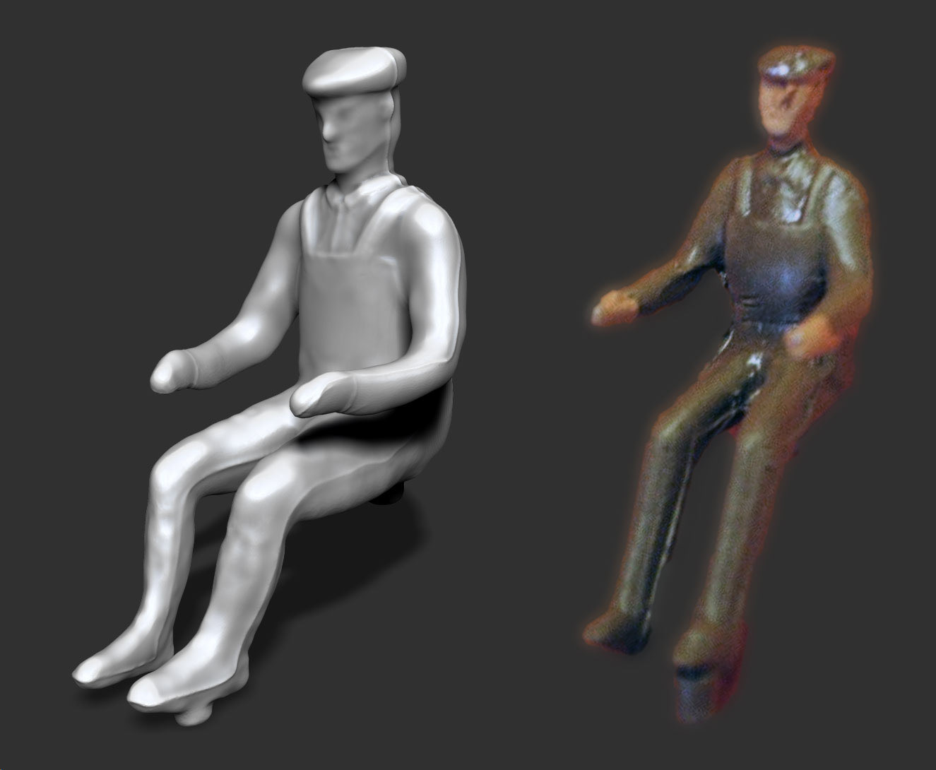 Farmer model and reference image