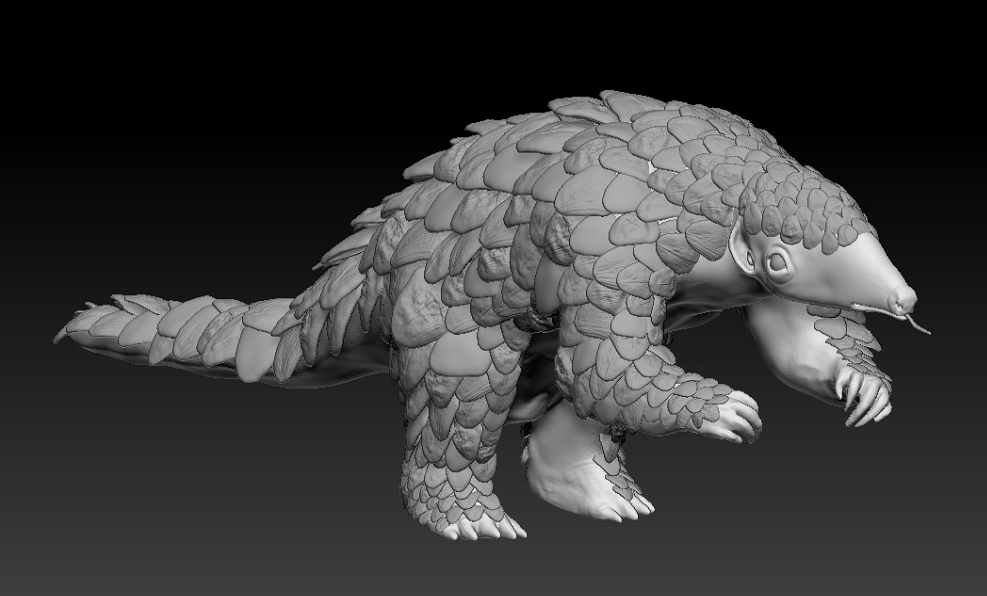Final ZBrush model