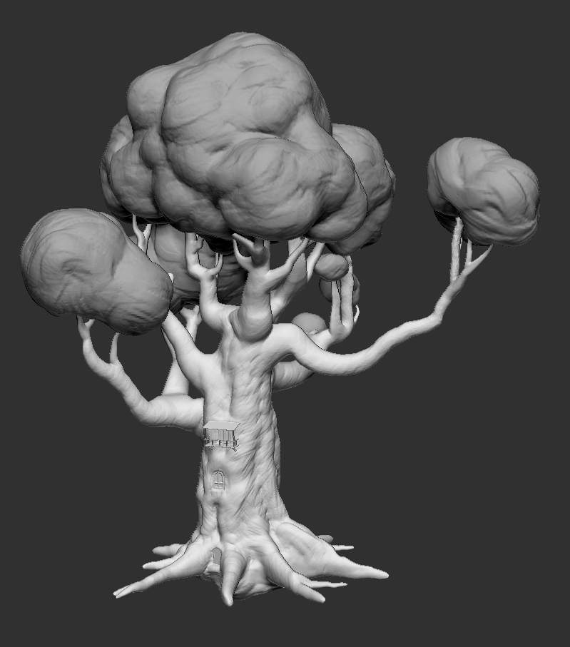 Piglet's house (ZBrush)