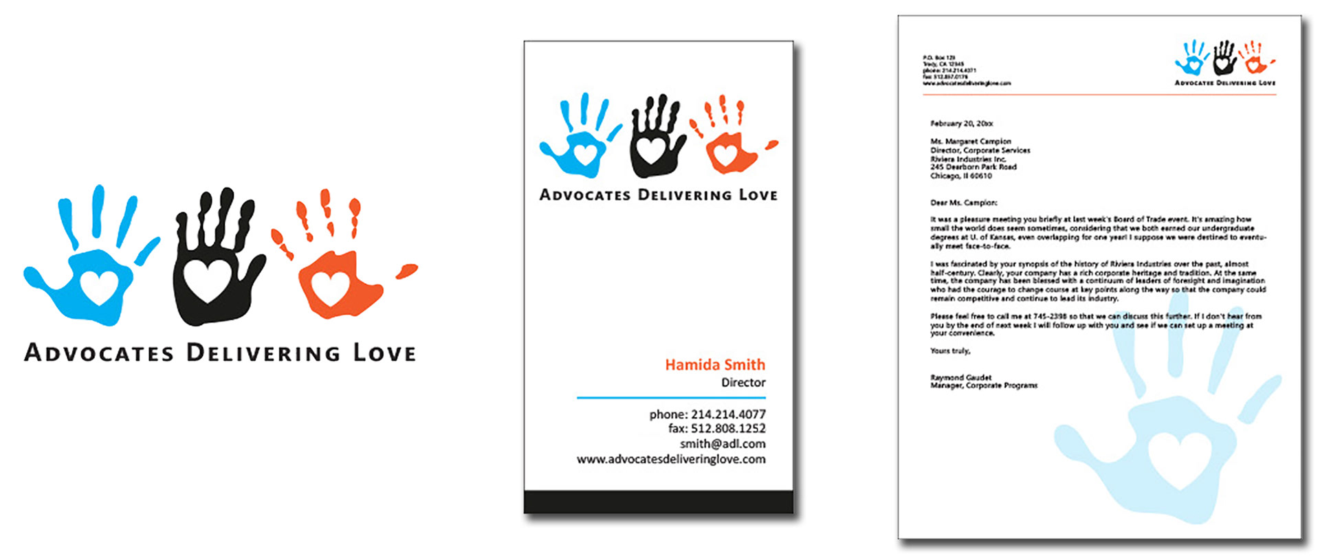 Logo, Cards, and Letterhead for Non-Profit
