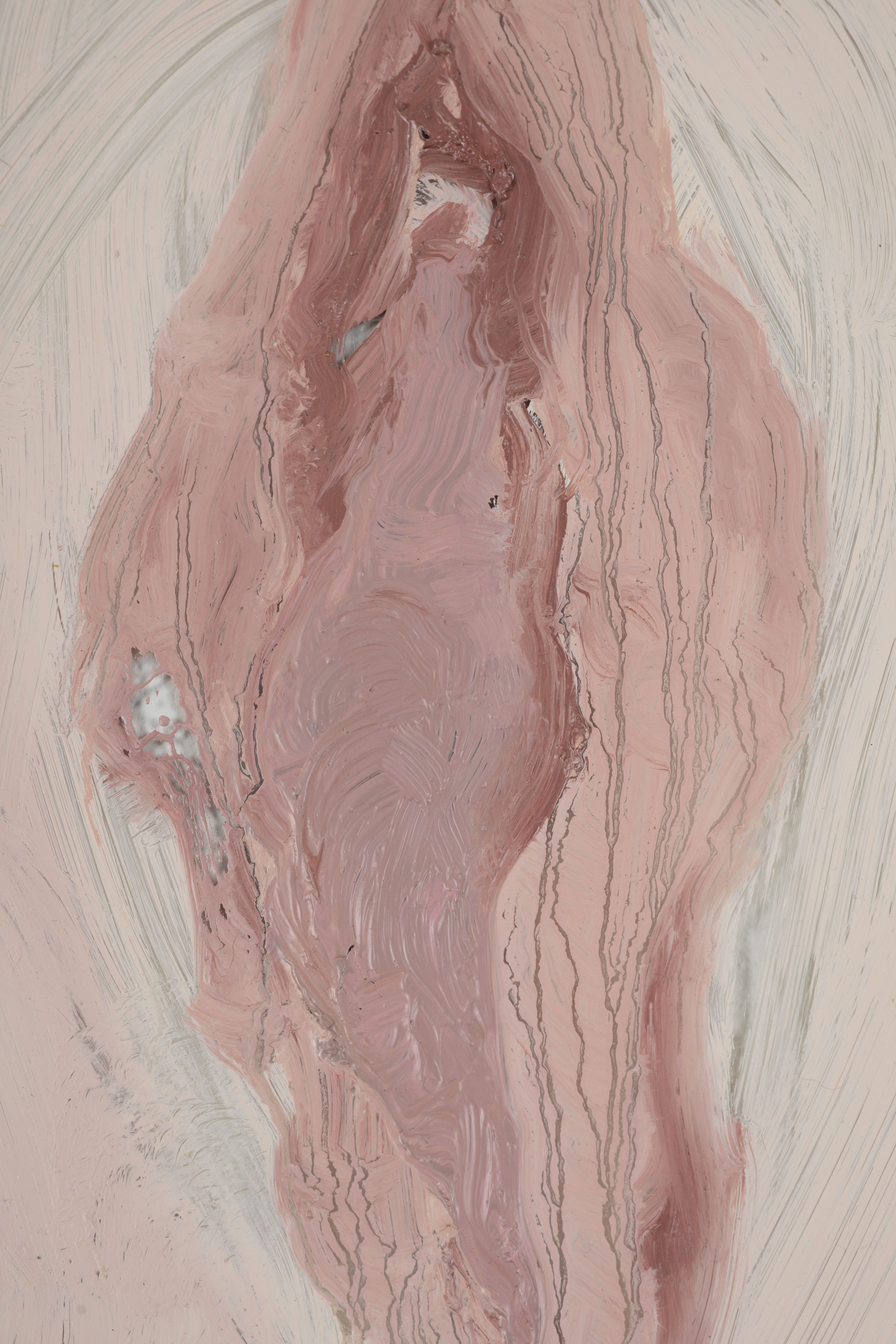 Detail of Hers I oil on glass | 11 by 14.5 inches | 2022