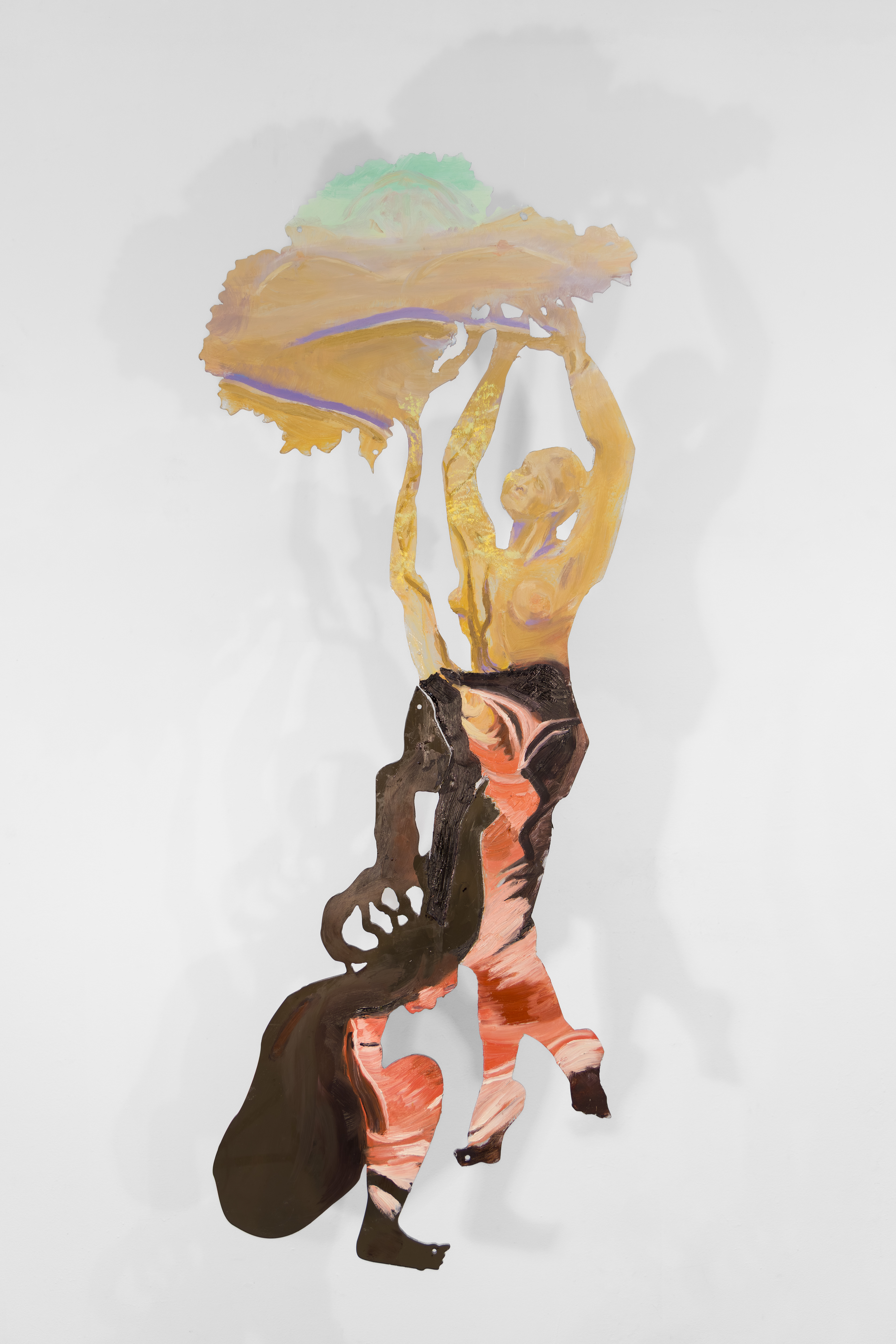 Inside you | oil on plexiglass | approximately 38 by 60 inches | 2025