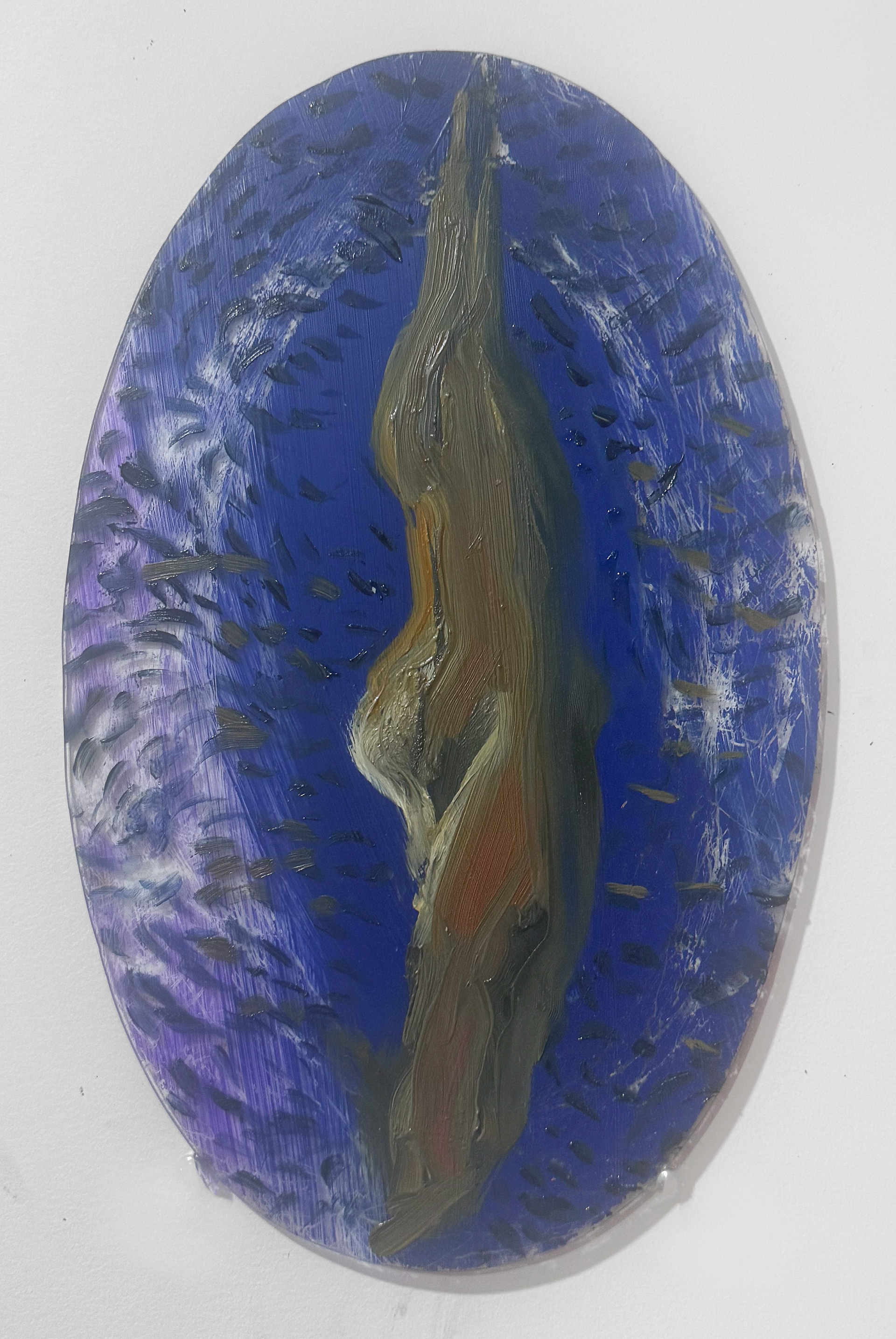 Hers IL | oil on plexiglass | 11 by 14.5 inches | 2024
