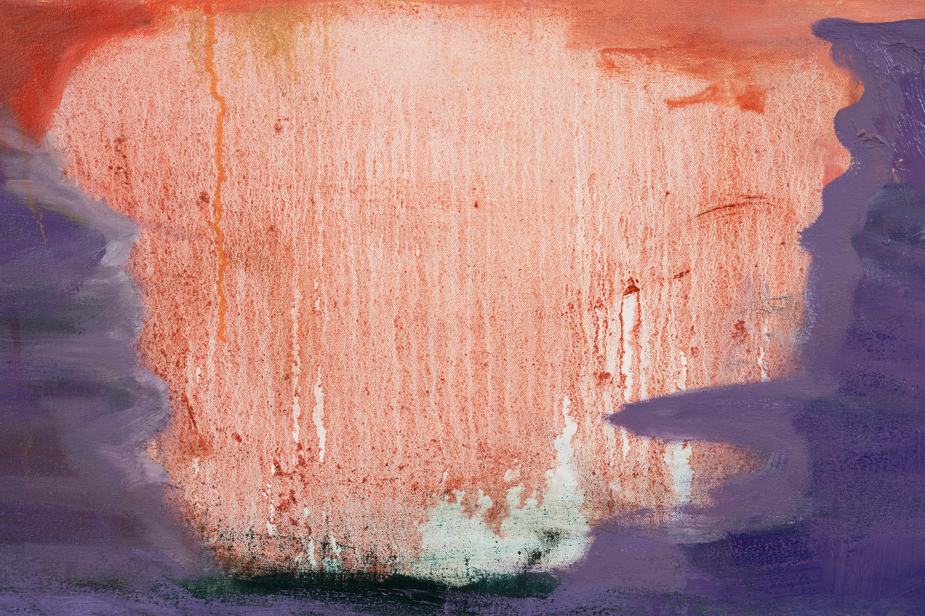 Detail of Grand | 84 x 80 inches | oil and oil stick on linen | 2023
