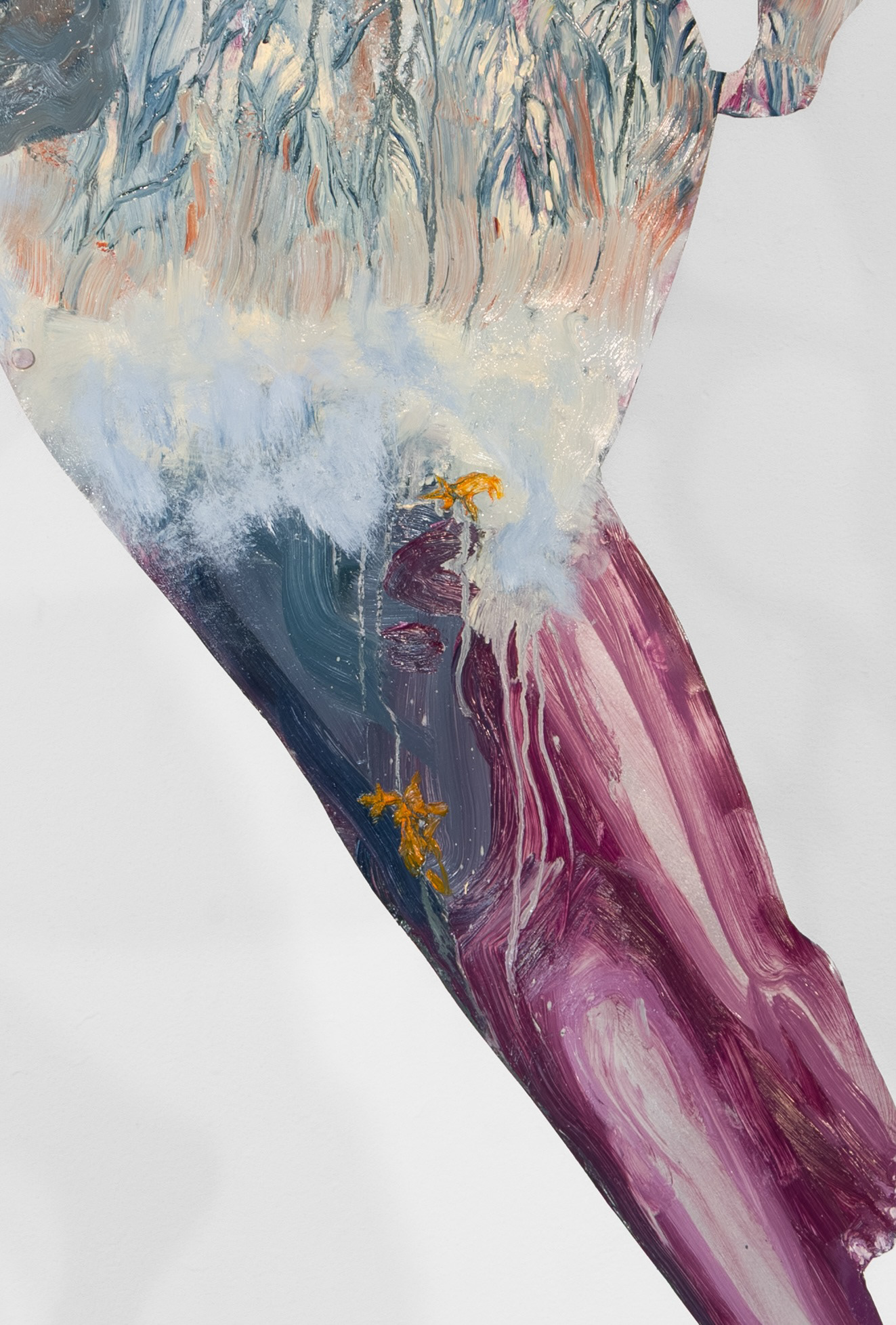 Reflex | oil on aluminum | approximately 43 by 60 inches | 2025