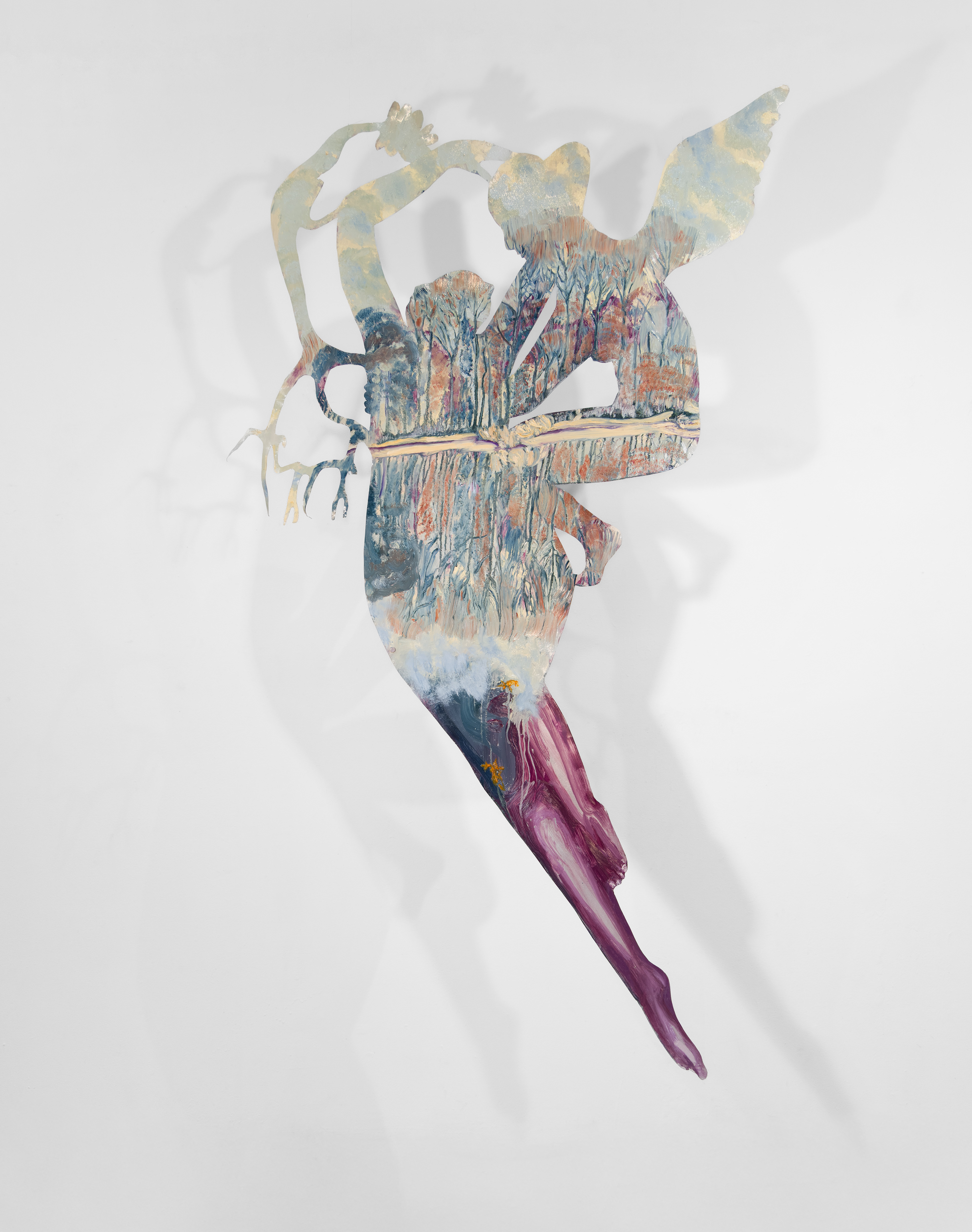 Reflex | oil on aluminum | approximately 43 by 60 inches | 2025