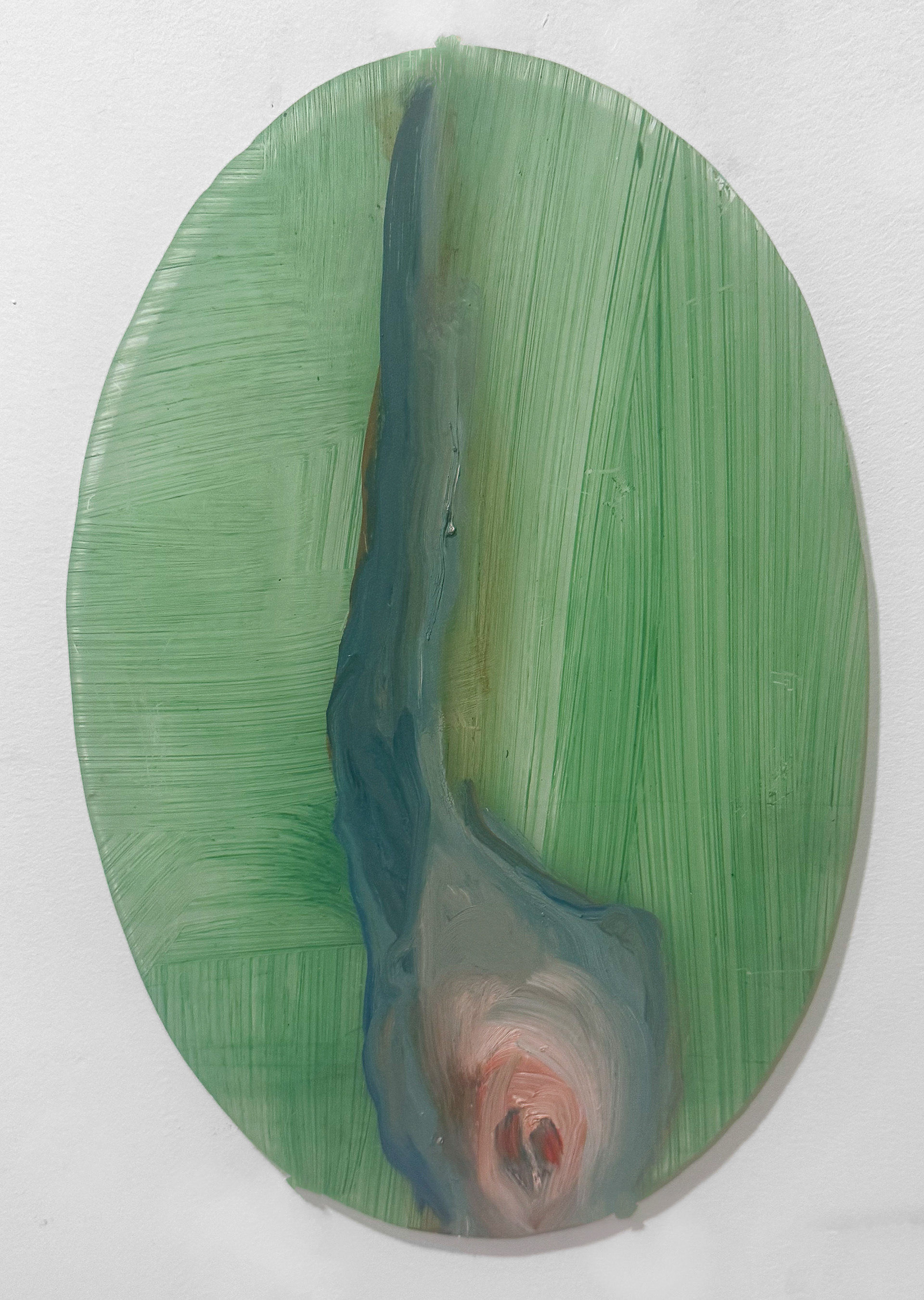 Hers XII | oil on plexiglass | 11 by 14.5 inches | 2024