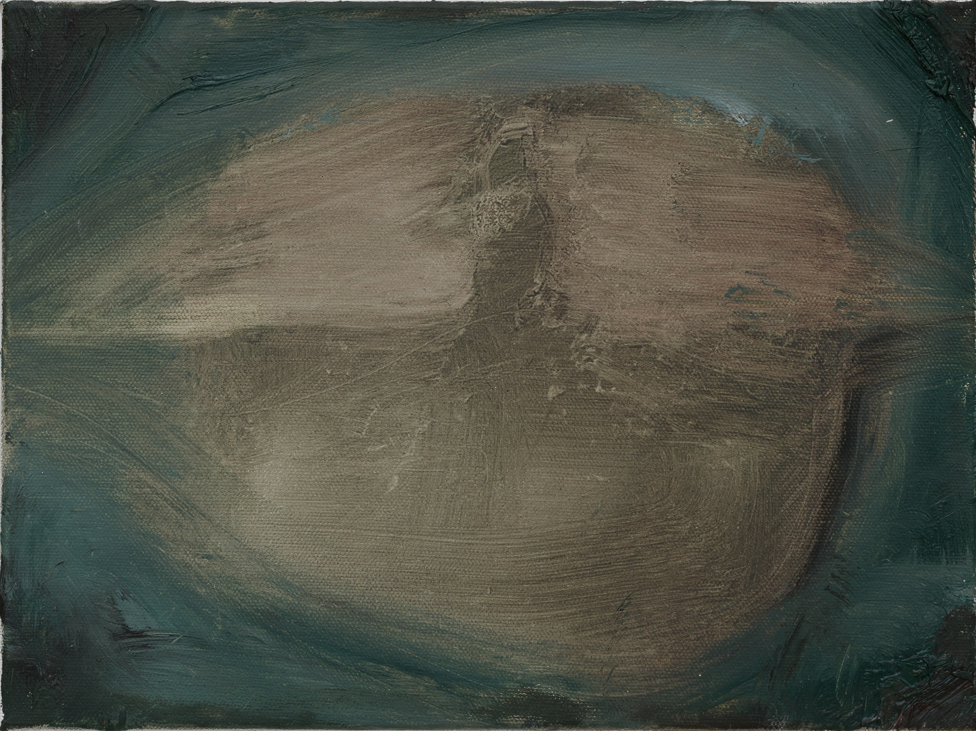Seen Through | oil on canvas | 12 by 14 by 2 inches | 2024