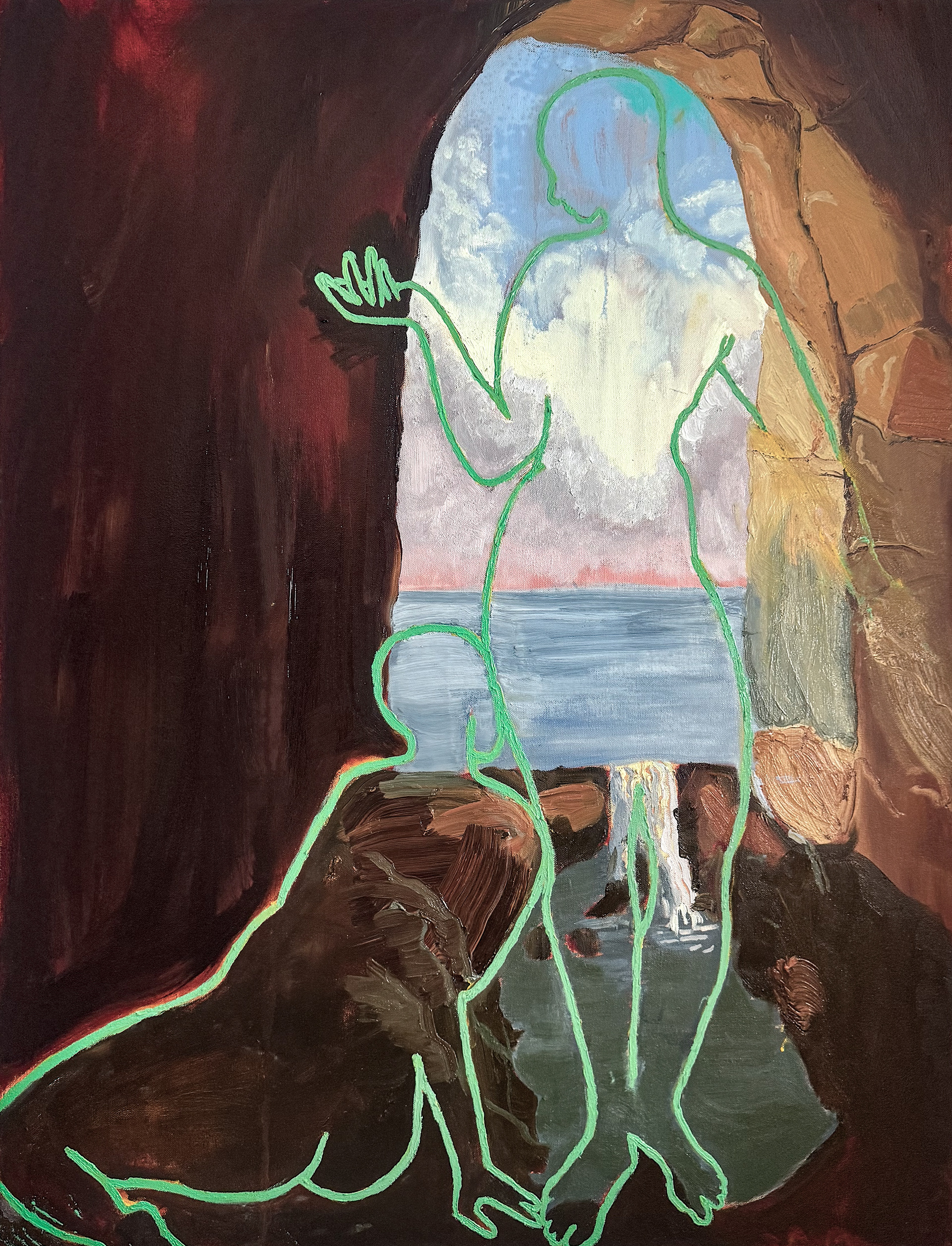Inside Secret | oil on canvas | 42 by 32 by 1.5 inches | 2026 