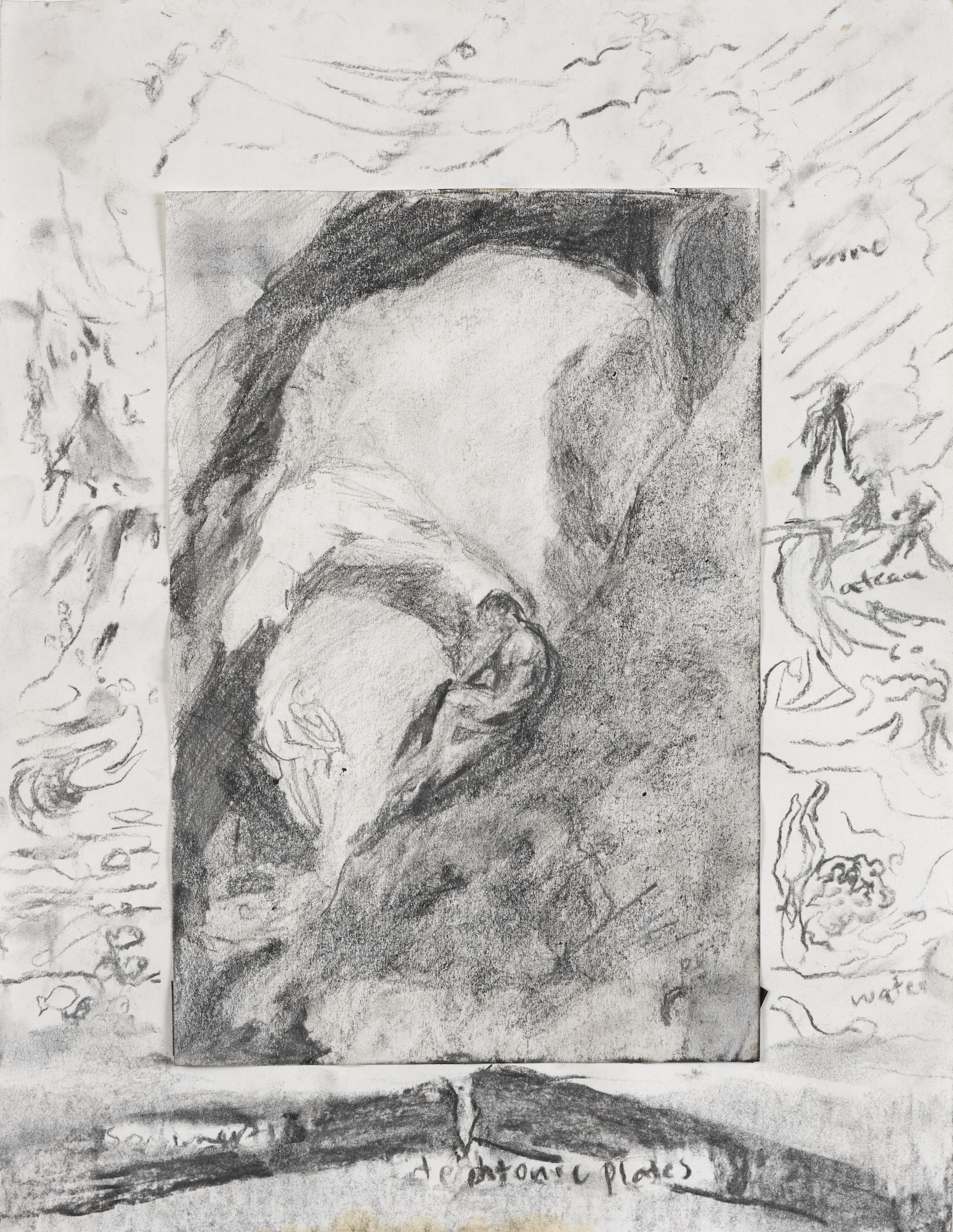 Origins | charcoal and graphite on recycled paper | 9 by 12 inches | 2022