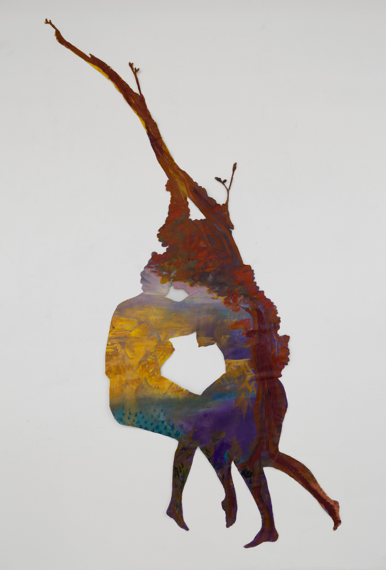 Planting Seeds | oil, oil stick, plexiglass, resin | approximately 93 by 64 by .25 inches | 2024