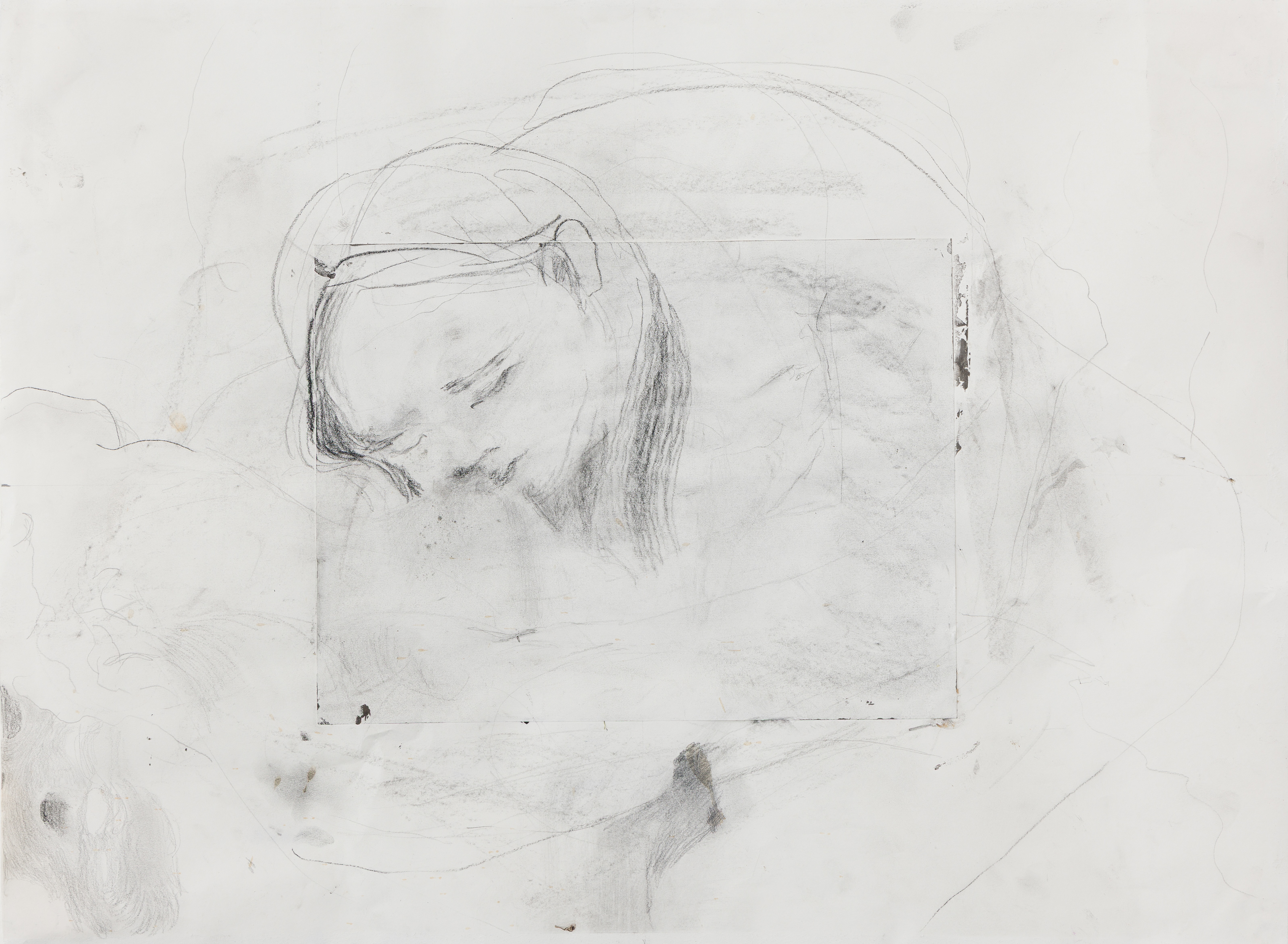 Holding | charcoal and graphite on paper | 18 by 24 inches | 2025