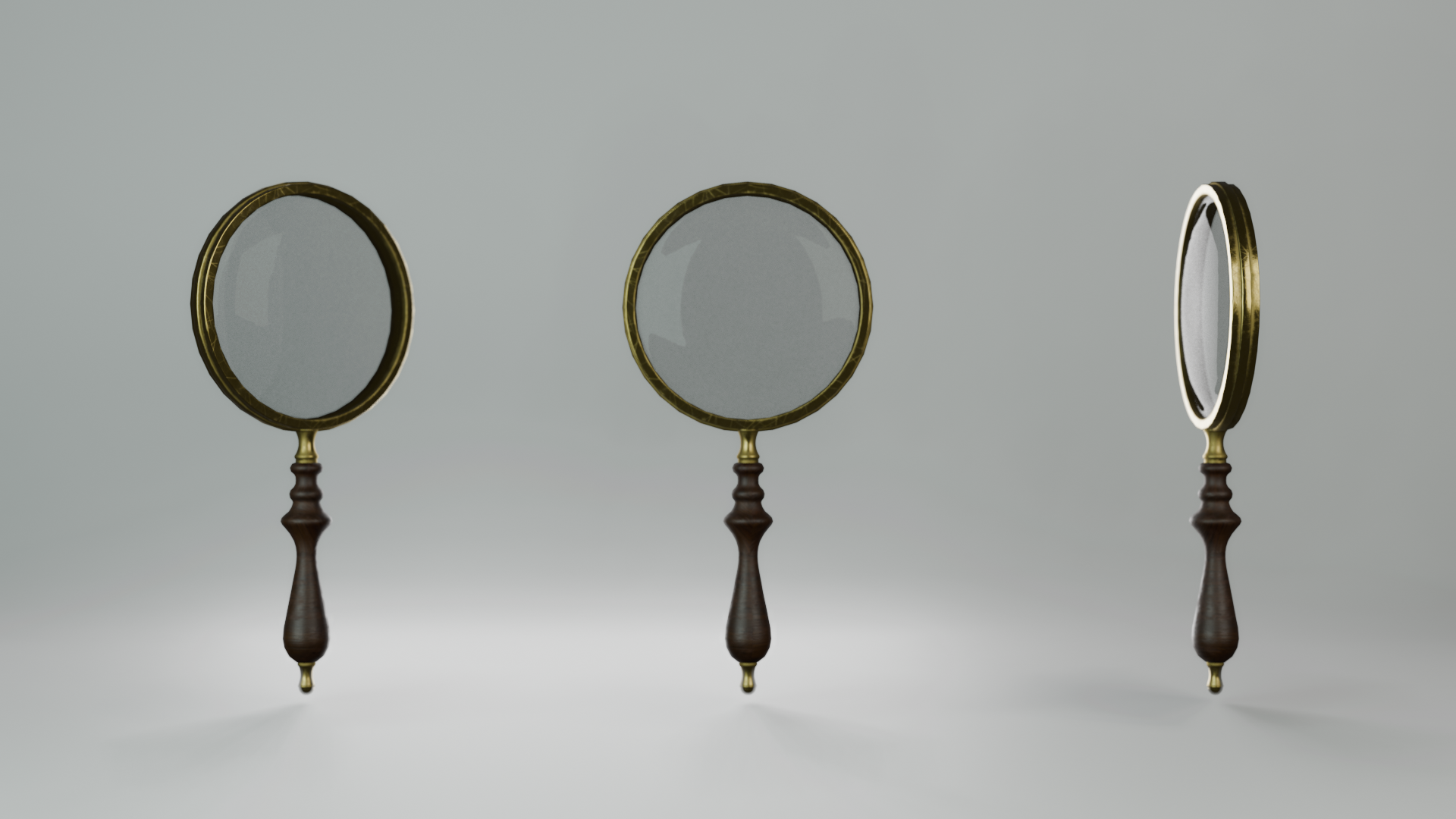 Magnifying Glass Turnaround - Textures
