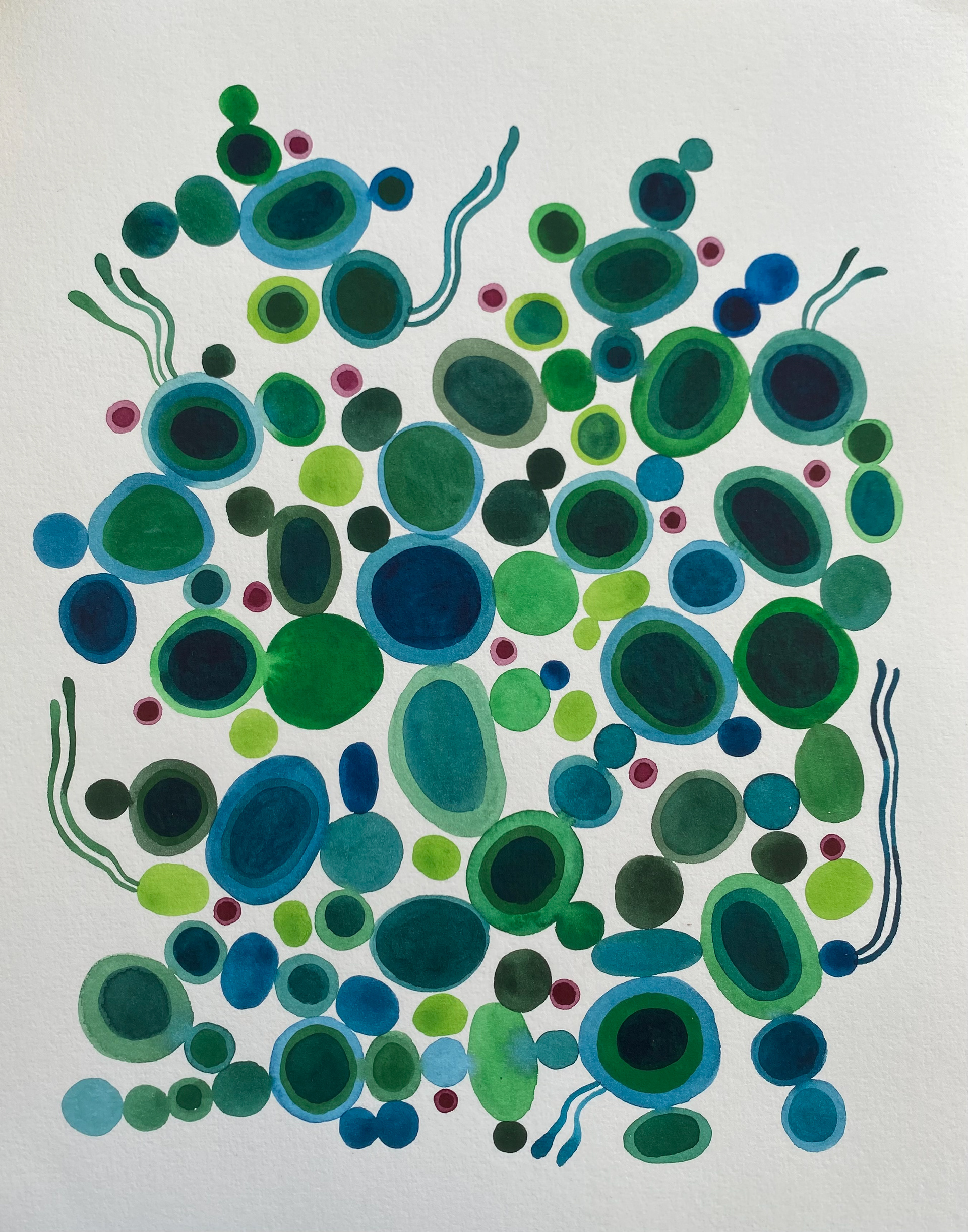 Watercolor on cardboard, 24 x 30 cm, 2023