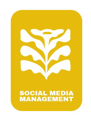 Mustard Yellow rectangle graphic with an art deco style flower and the words Digital Assistant