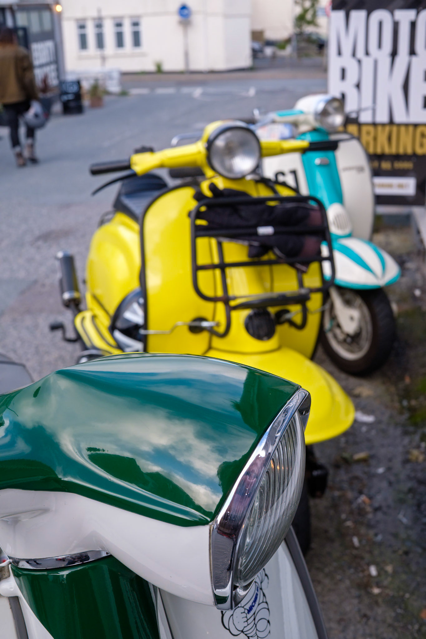 Three Lambrettas