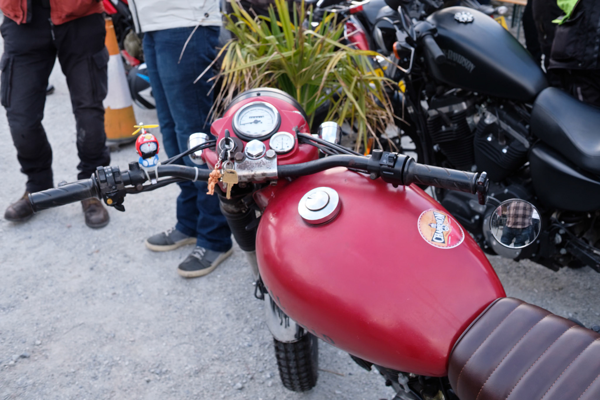 Red Royal Enfield