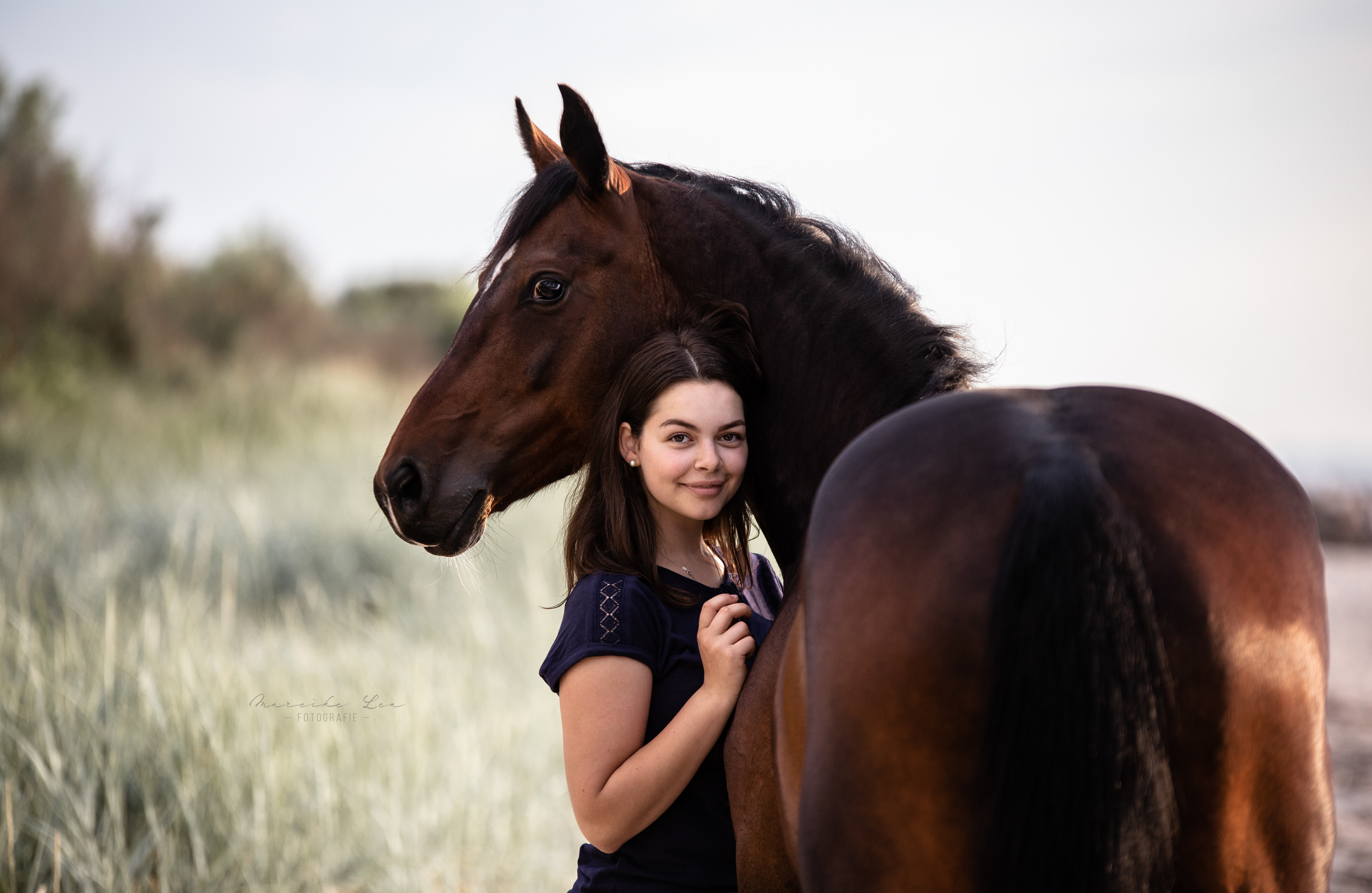 Pferde Fotoshooting am Strand auf Poel