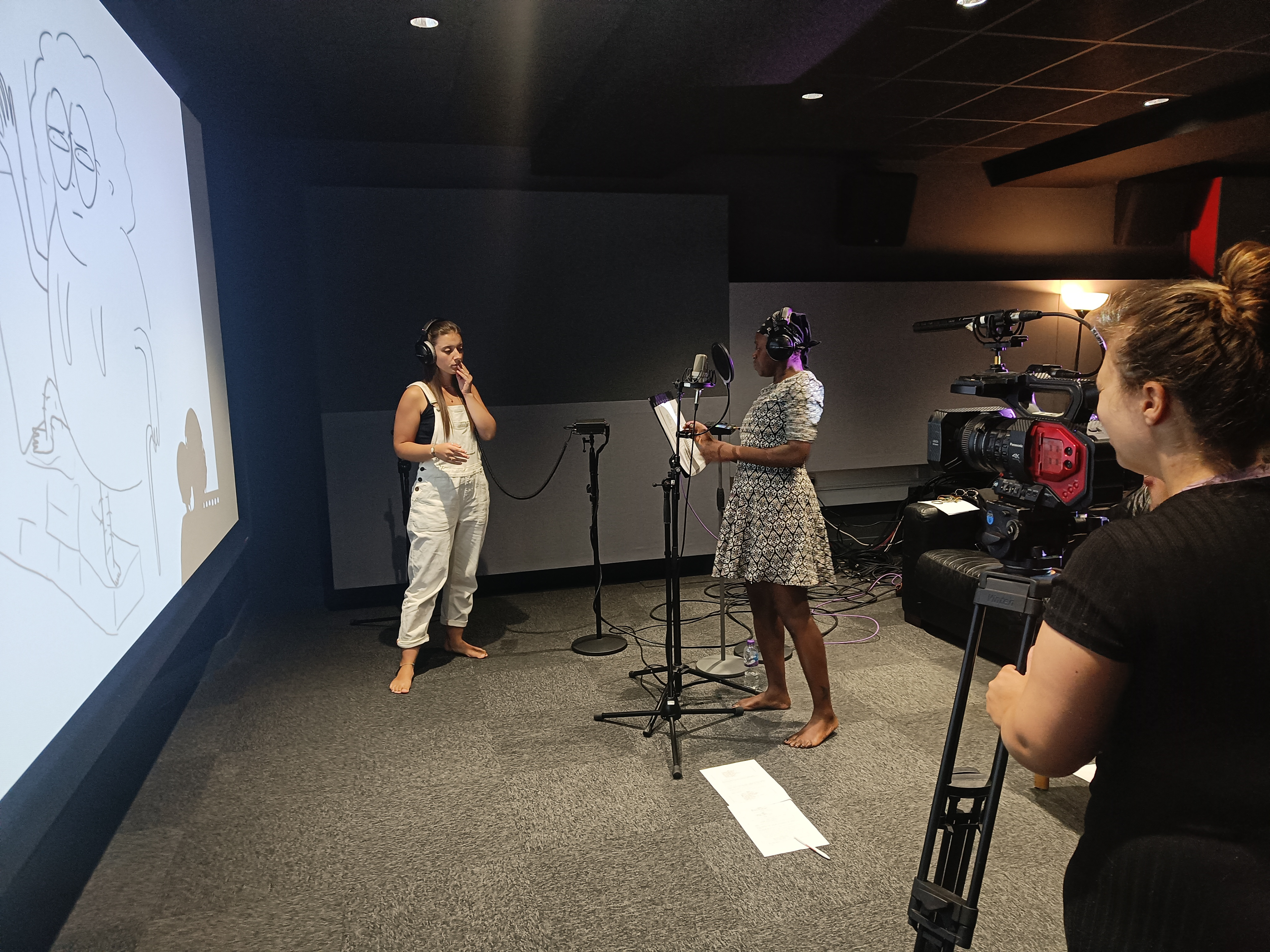 Recording the actor, Baby Sol