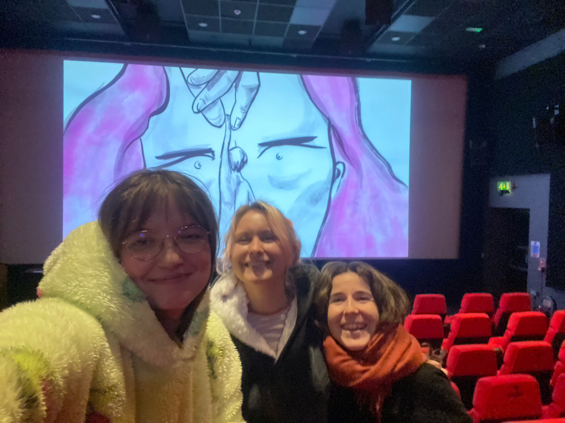 The final check of the colour grade