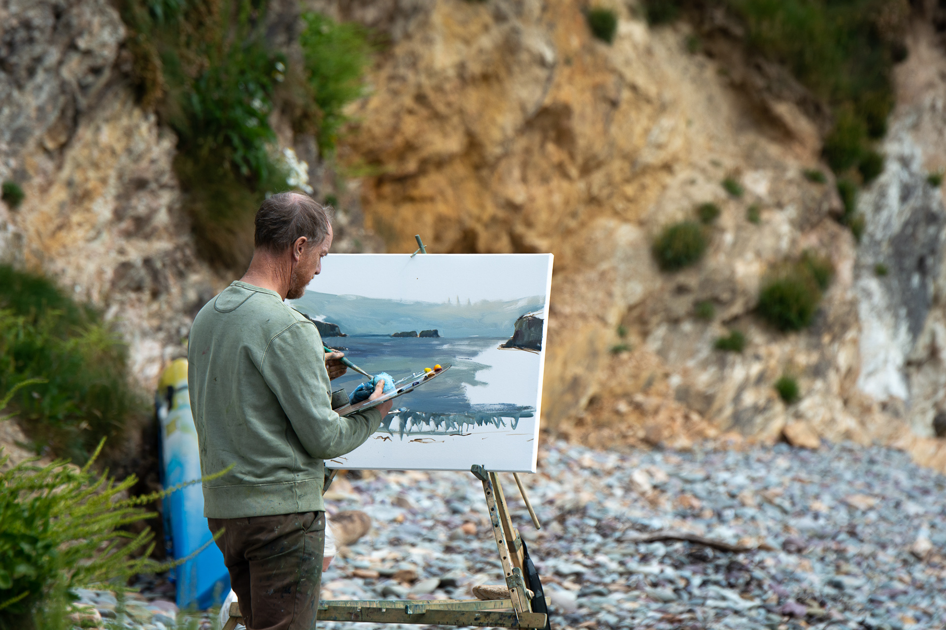 172/365 Beach artist.