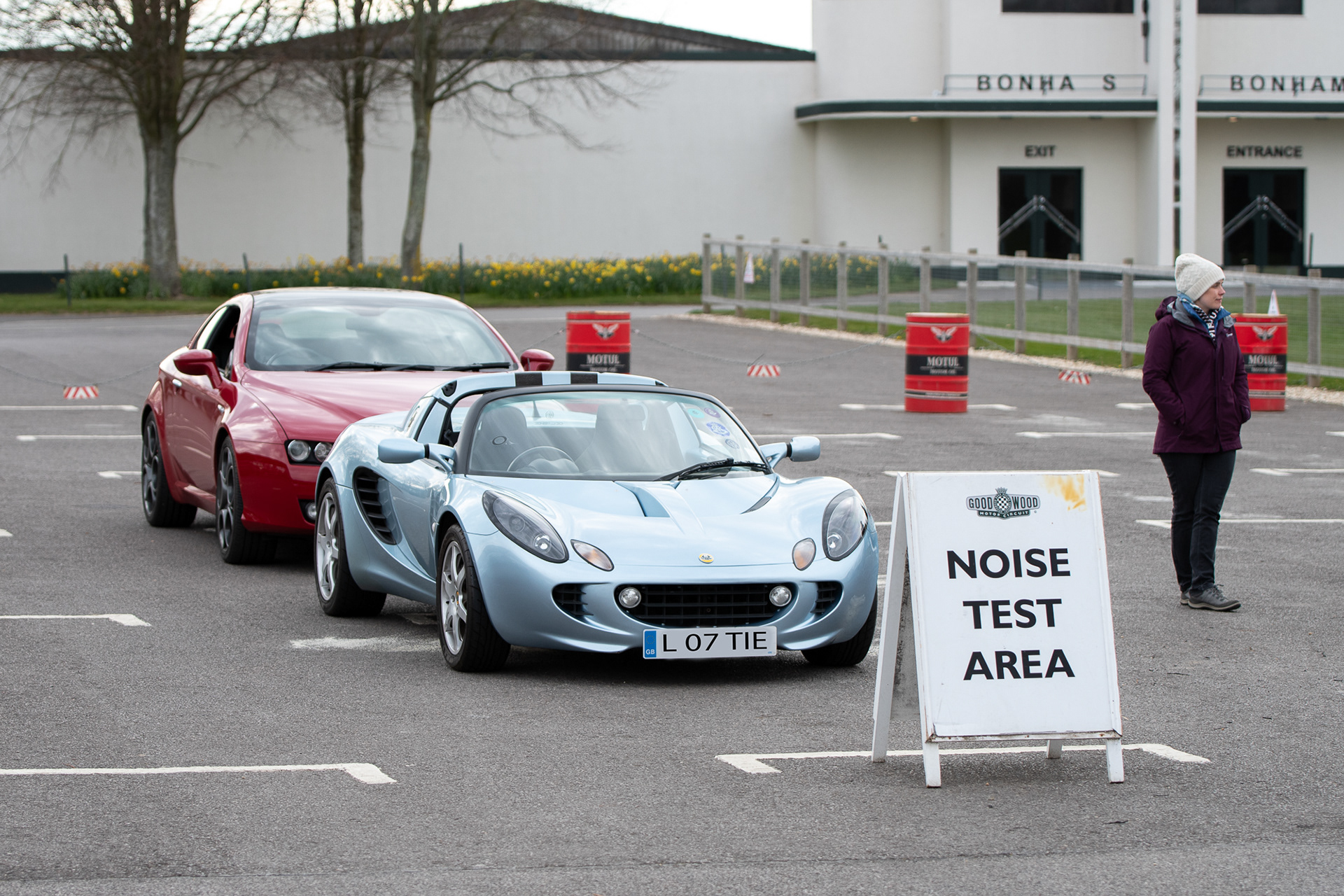 99/365 Lottie and Bettina getting a noise test, not seen Bettina for a while since, but she'll be back at Goodwood on Friday :-)