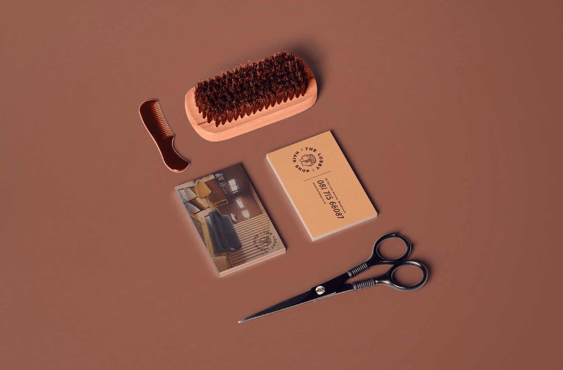 Branding, Hugh Fletcher Cox Design, Cape Town, Graphic design, packaging design, typography, illustration, The Lobby Hair Shop