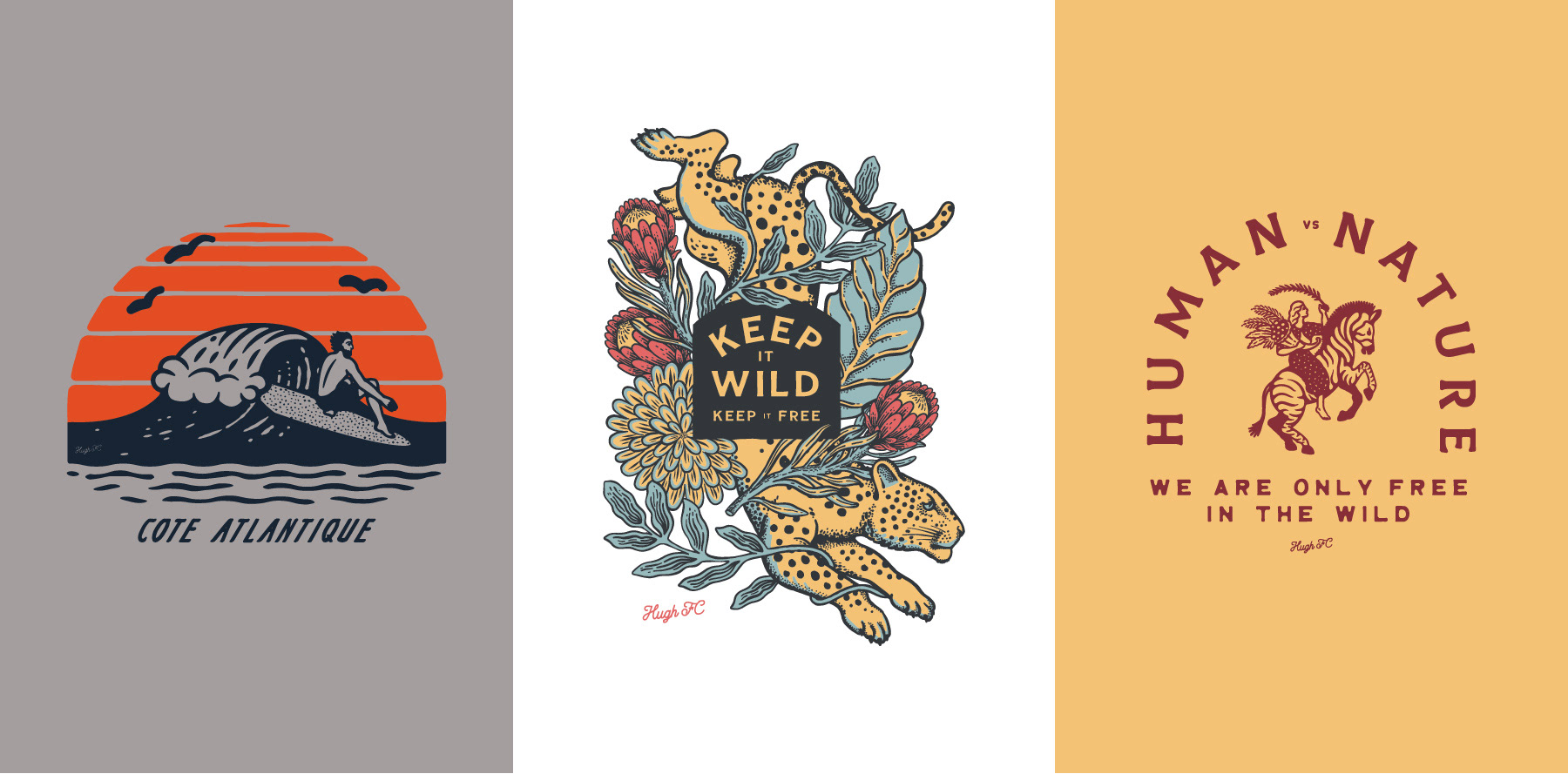 Branding, Hugh Fletcher Cox Design, Cape Town, Graphic design, packaging design, typography, illustration, StepArt TShirt, t-shirt design