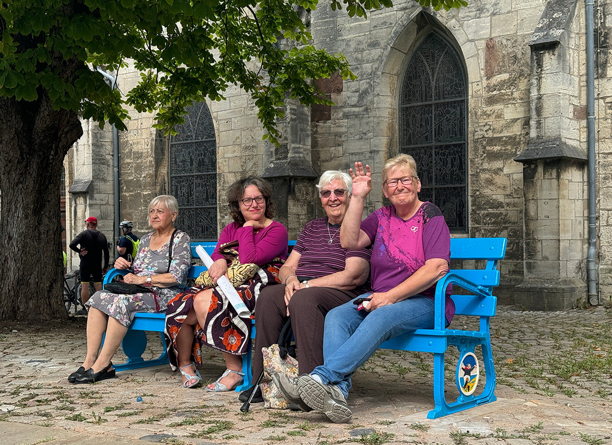 Historic Skegness Bench in Bad Gandersheim