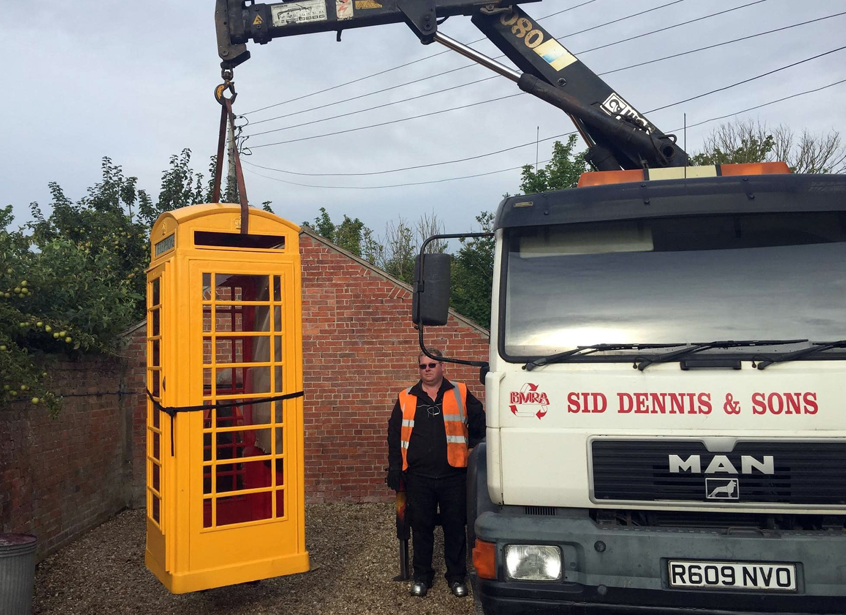 Post it - K6 Telephone Box heads to Germany