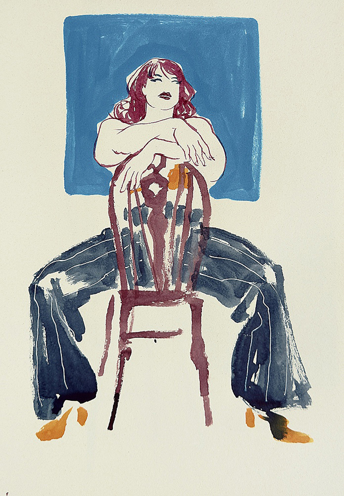 Live Sketching fashion illustration @Velma Burlesque @Dropdead Gorgeous