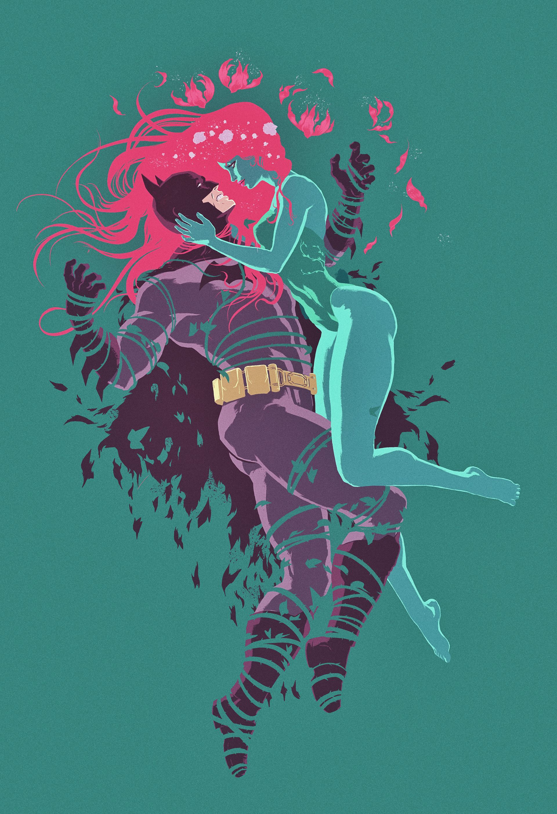 Batman & Poison Ivy