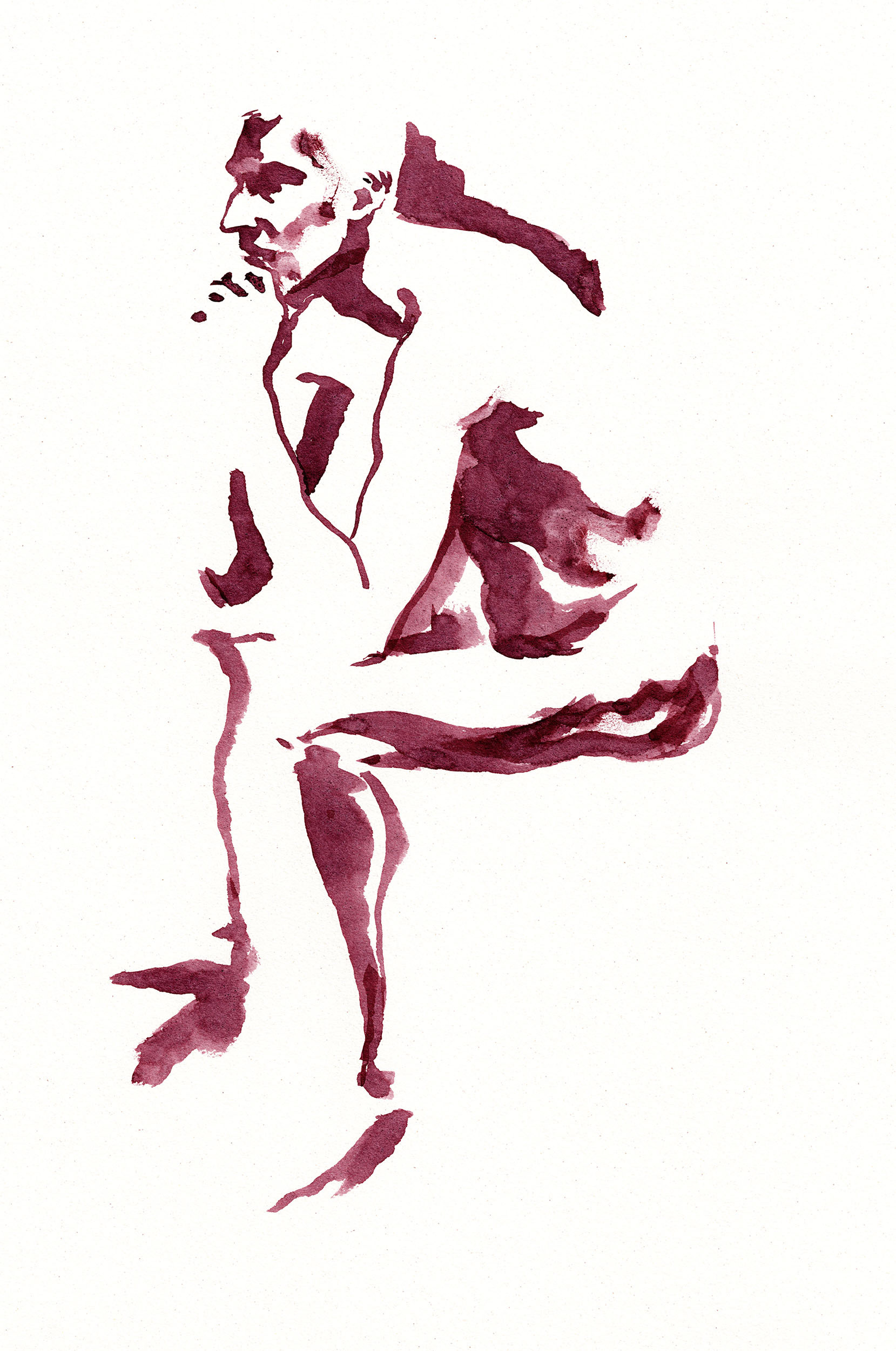 PABLO - INK WITH PARALLEL PEN, A3, 2025