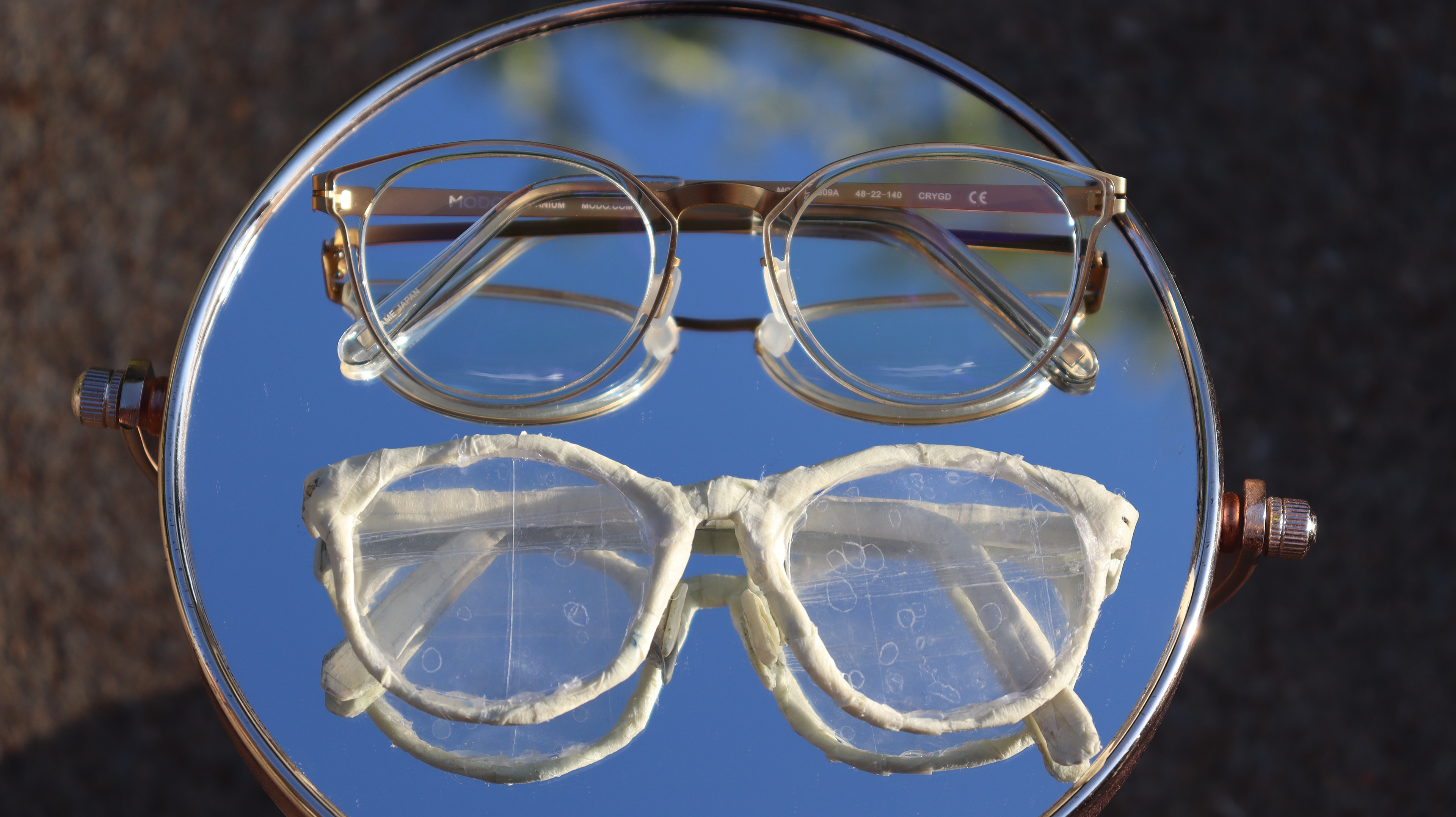 The project was to make a replica of an object with only masking tape