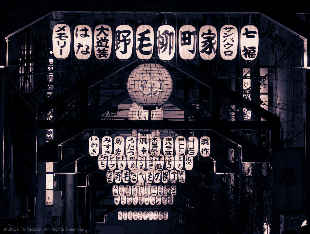 Canopy of Paper Lanterns