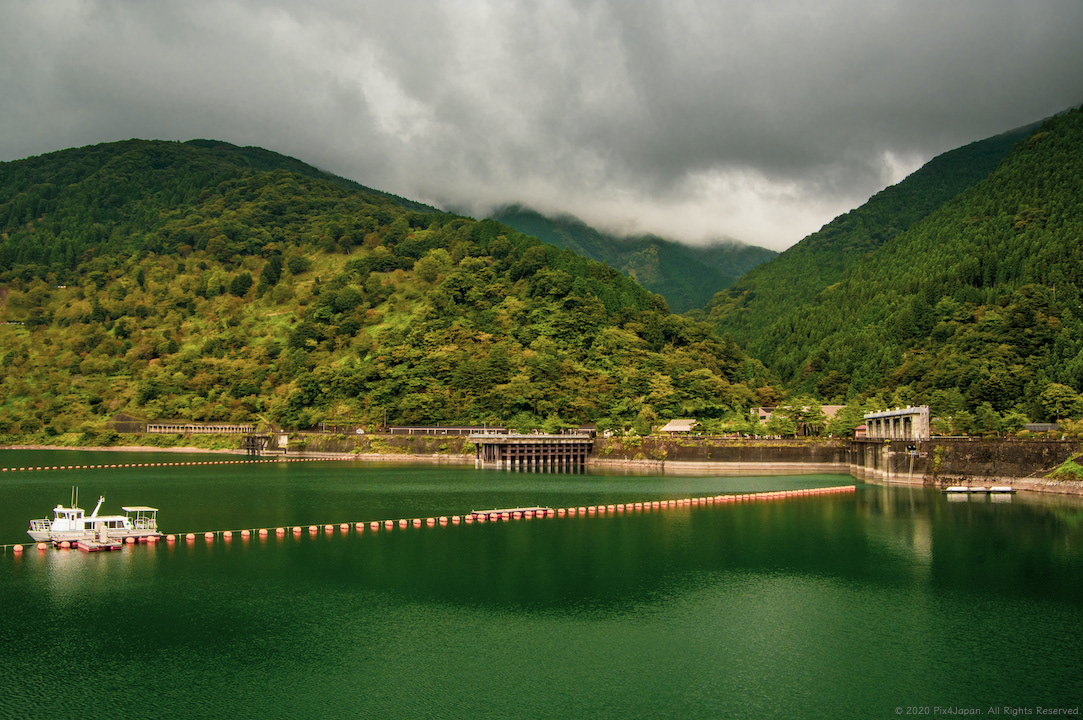 View of Lake from Top of Dam