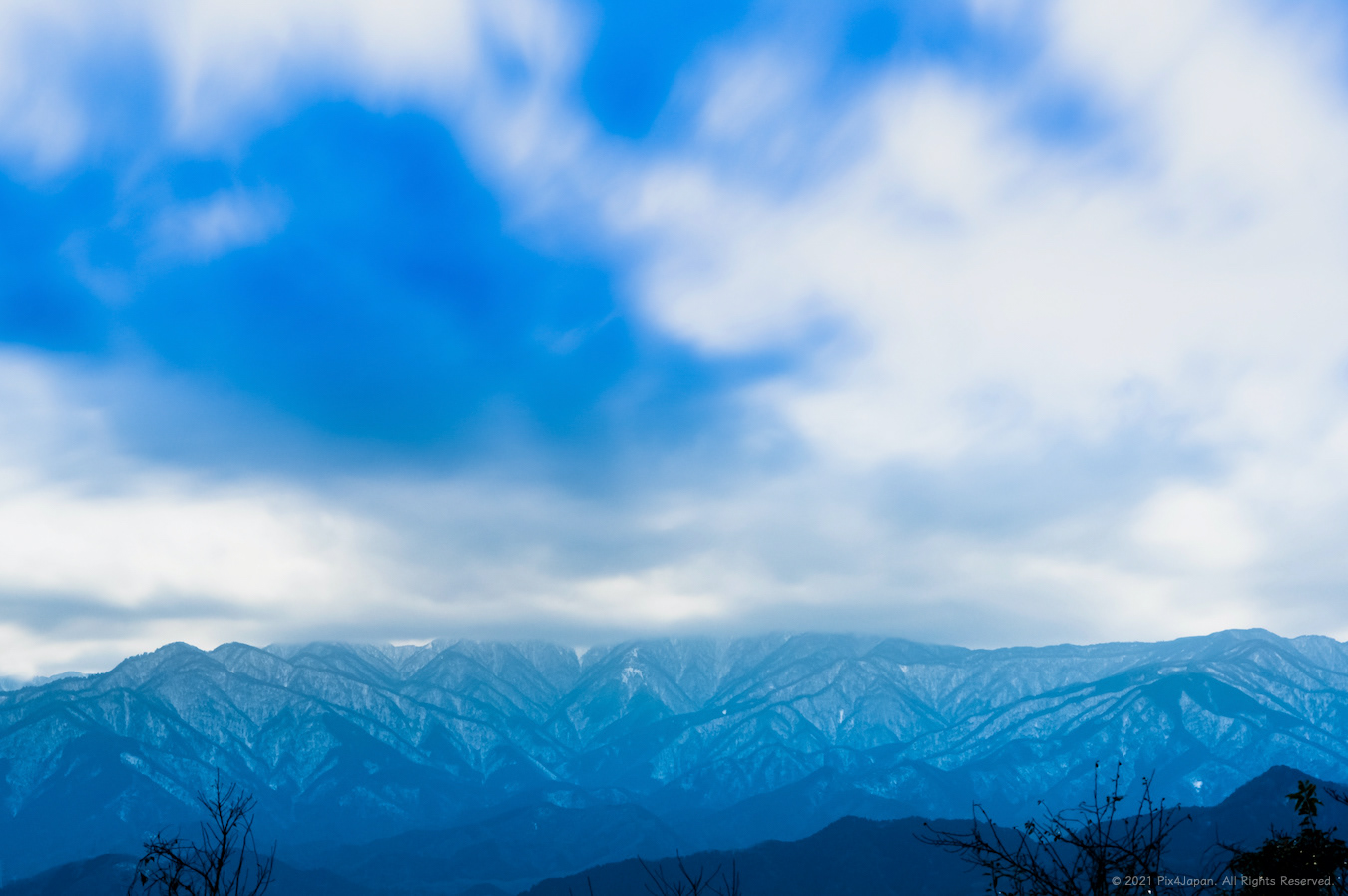 Distant Mountain Range