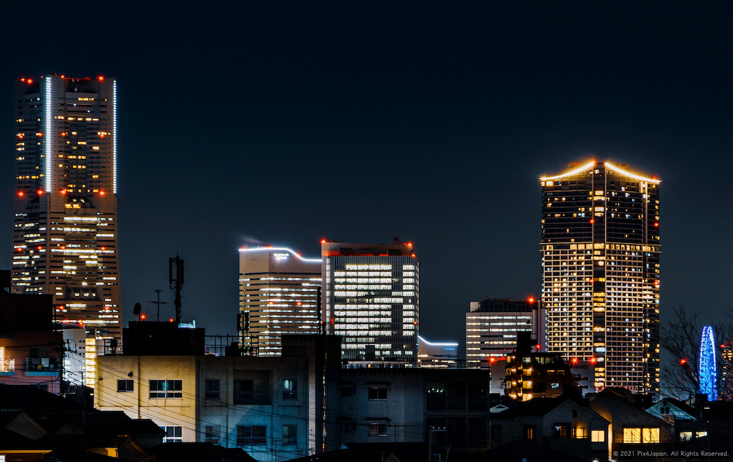 Minatomirai Waterfront District Skyline