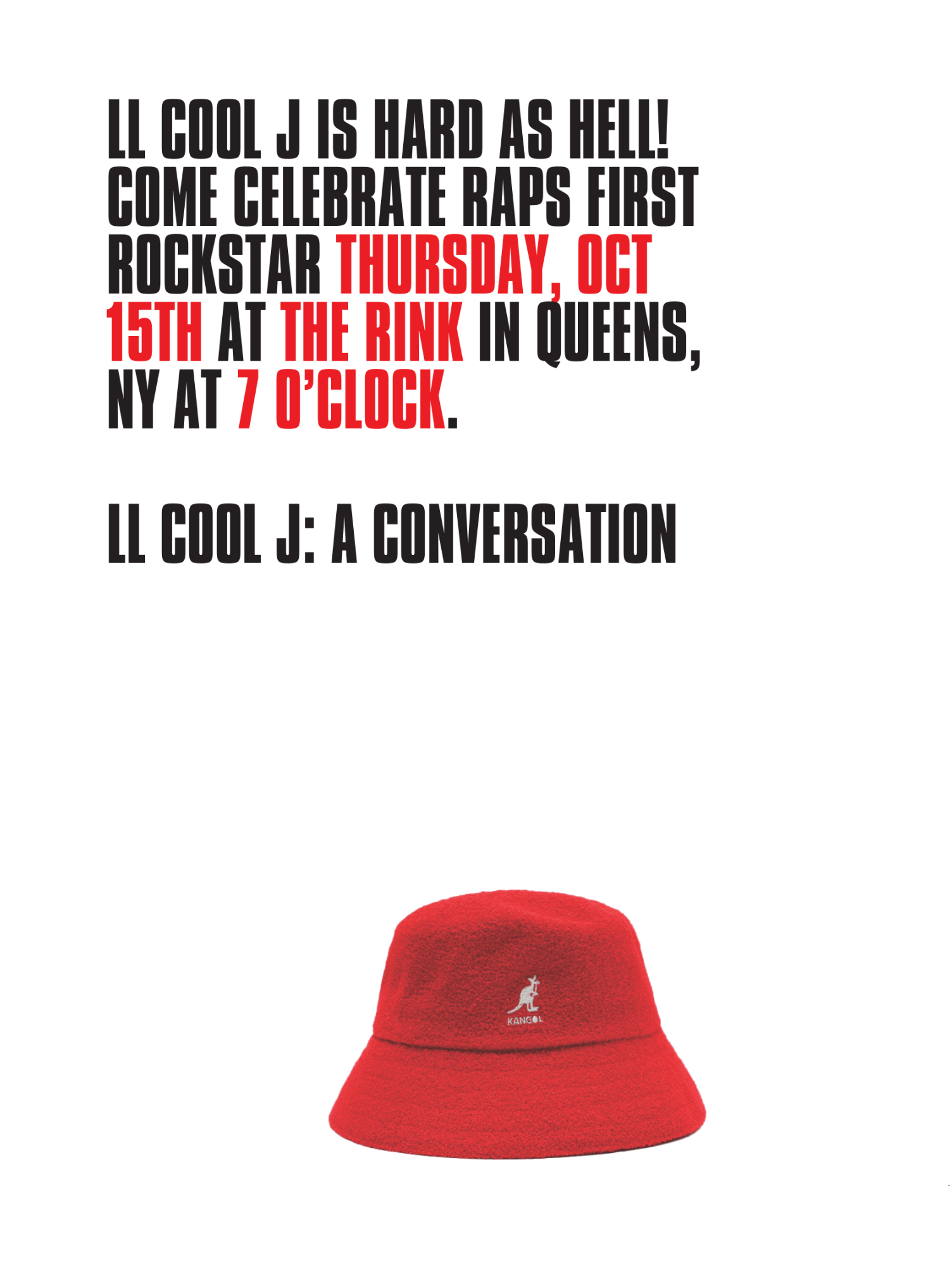 LL Cool J Spec Poster Design | Direction 3