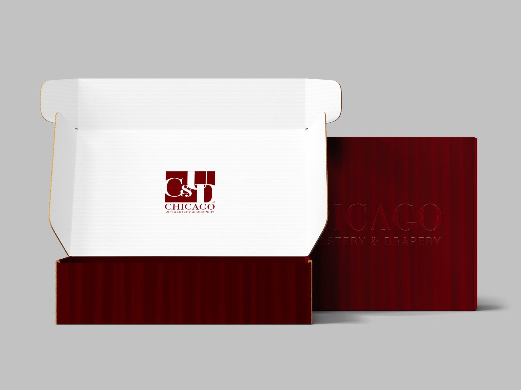 Chicago Upholstery & Design Logo | Packaging