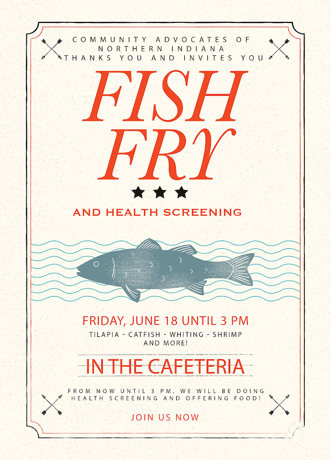 CANI Fish Fry Flyer