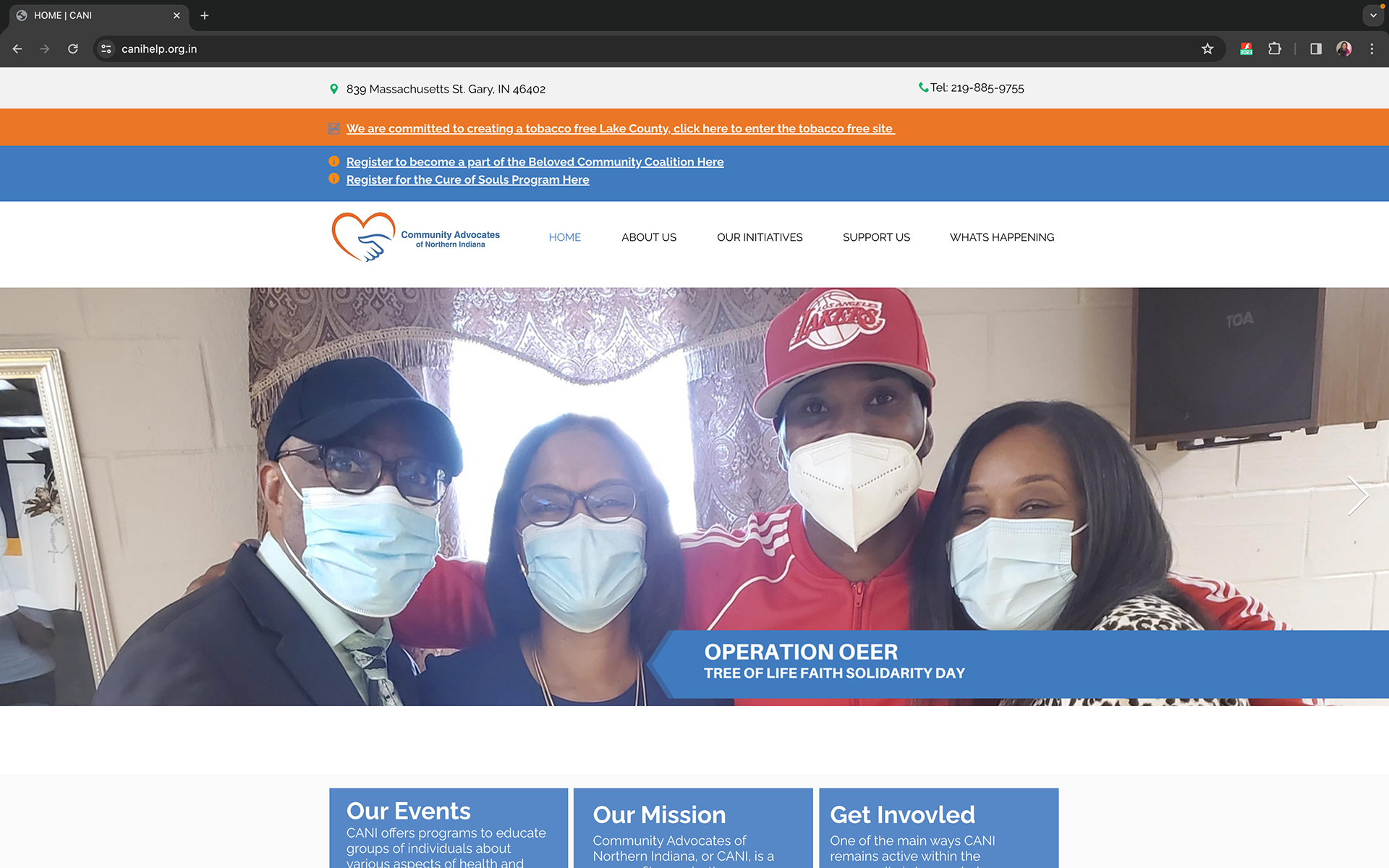CANI Website | Homepage