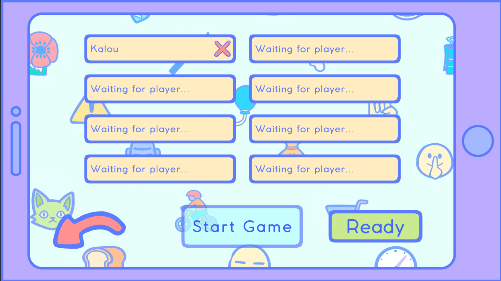 Lobby du jeu