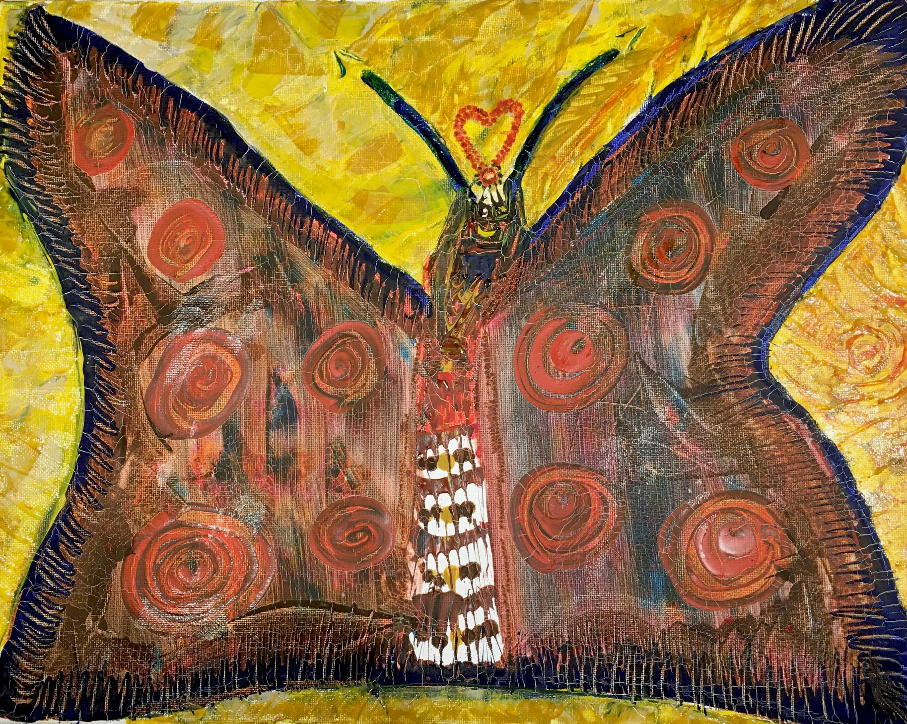 In Love - acrylic on canvas - 16" x 20"